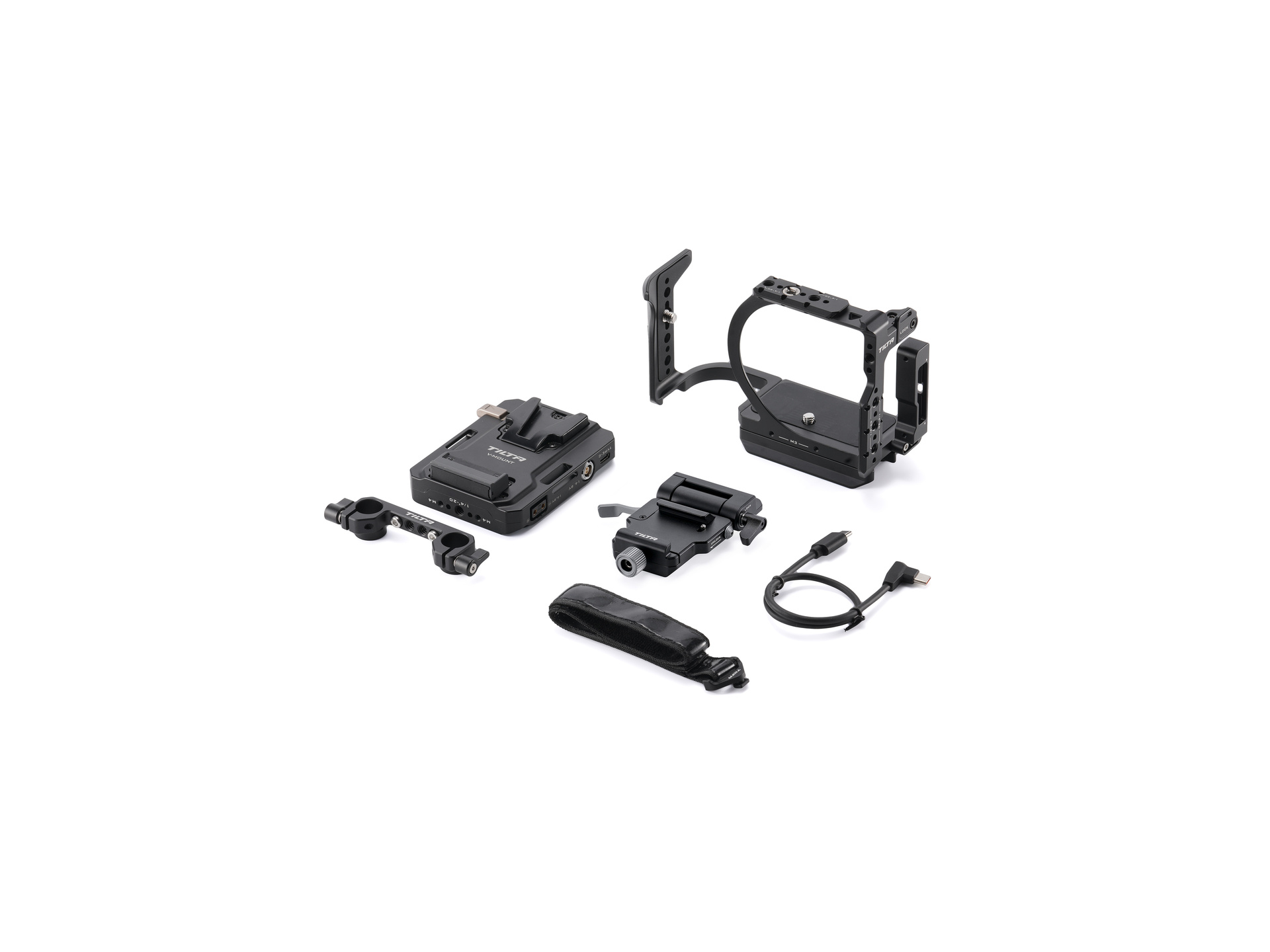 Tilta Camera Cage for Canon R6 V Power Kit (Black)