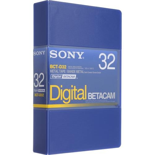 Sony BCT-D32 Digital Betacam Video Cassette (32 Minute)