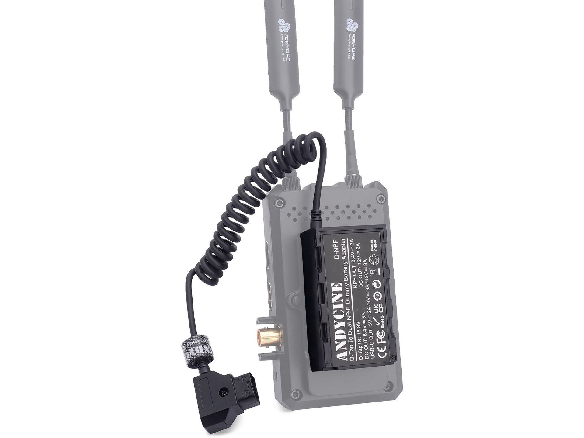 ANDYCINE D-Tap to Dual-Sided Sony L-Series/NP-F Dummy Battery Adapter