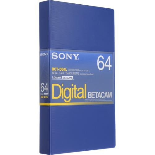 Sony BCT-D64L Digital Betacam Video Cassette (64 Minute)
