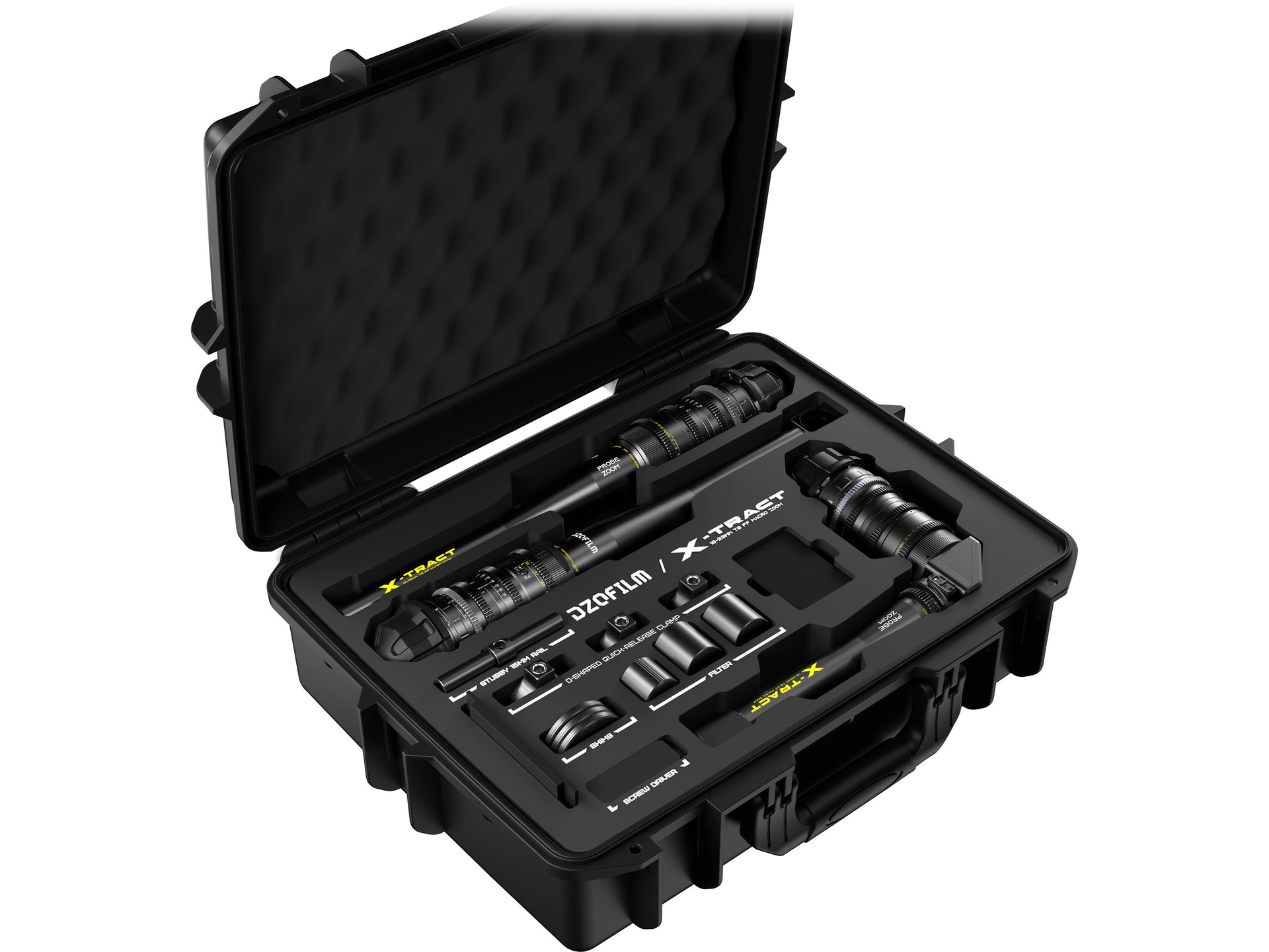 DZOFilm X-Tract 18-28mm T8 FF Probe Zoom Macro Lens (0, 90 & 360 Degree, ARRI PL)