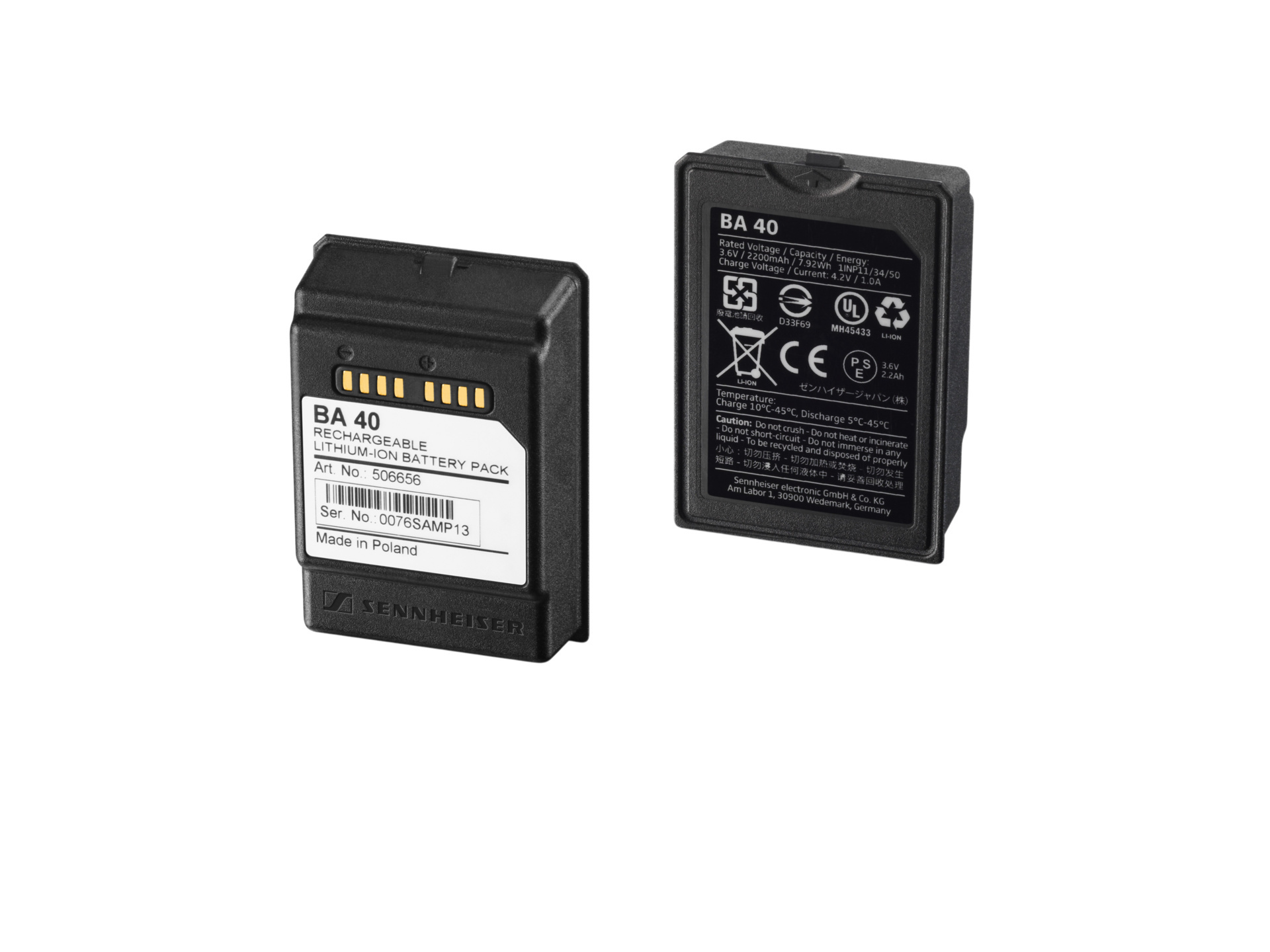 Sennheiser BA 40 Battery Pack