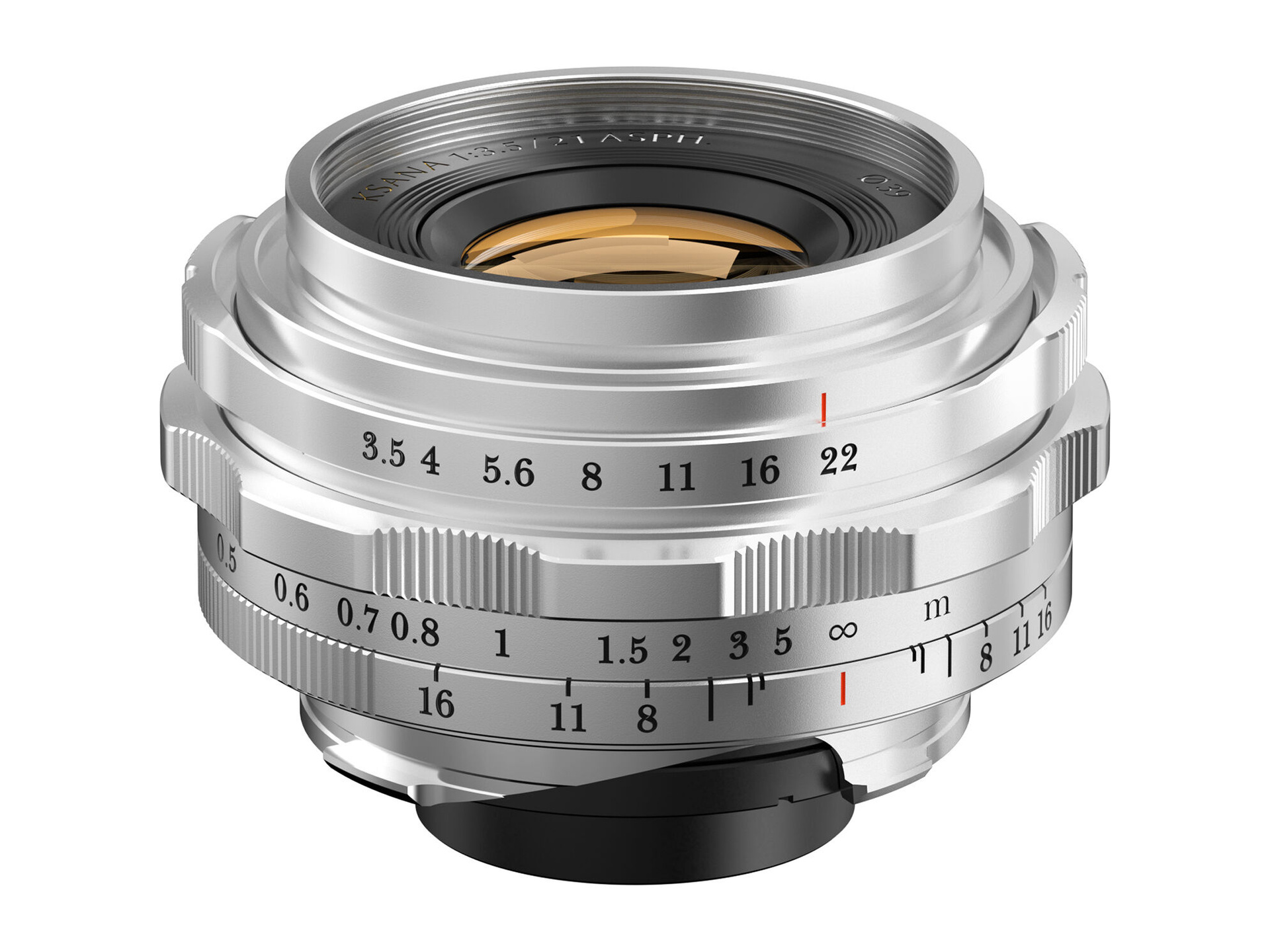 Thypoch Ksana 21mm f/3.5 ASPH Lens with Lens Hood (Leica M, Silver)