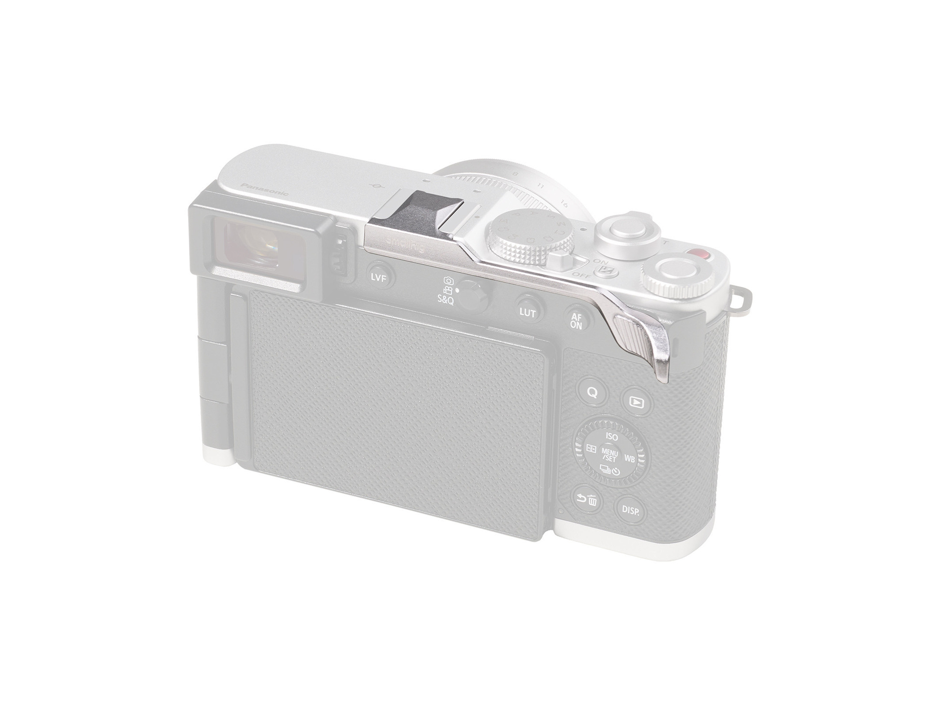 SmallRig 5703 Thumb Grip for Panasonic LUMIX L10 (Silver)