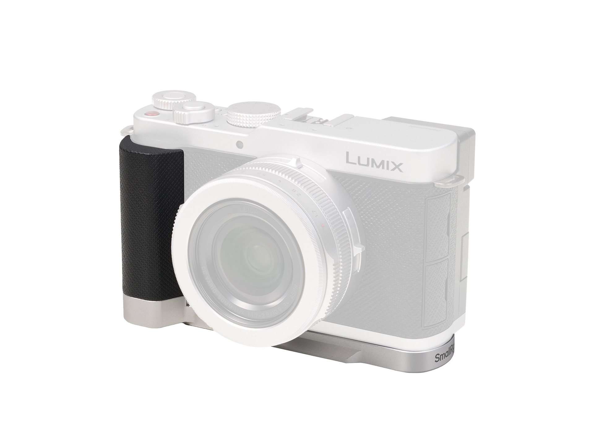 SmallRig 5701 L-Shaped Mount Plate Handle for Panasonic LUMIX L10 (Silver)