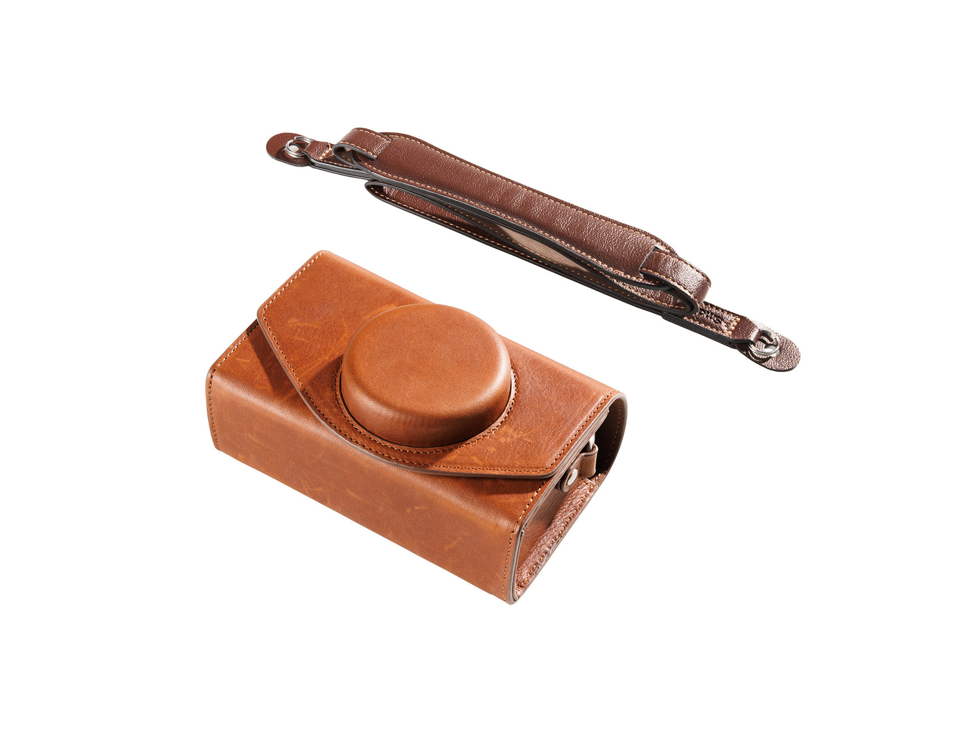 SmallRig 5986 Leather Storage Bag for FUJIFILM X-E5 / X100VI (Brown)