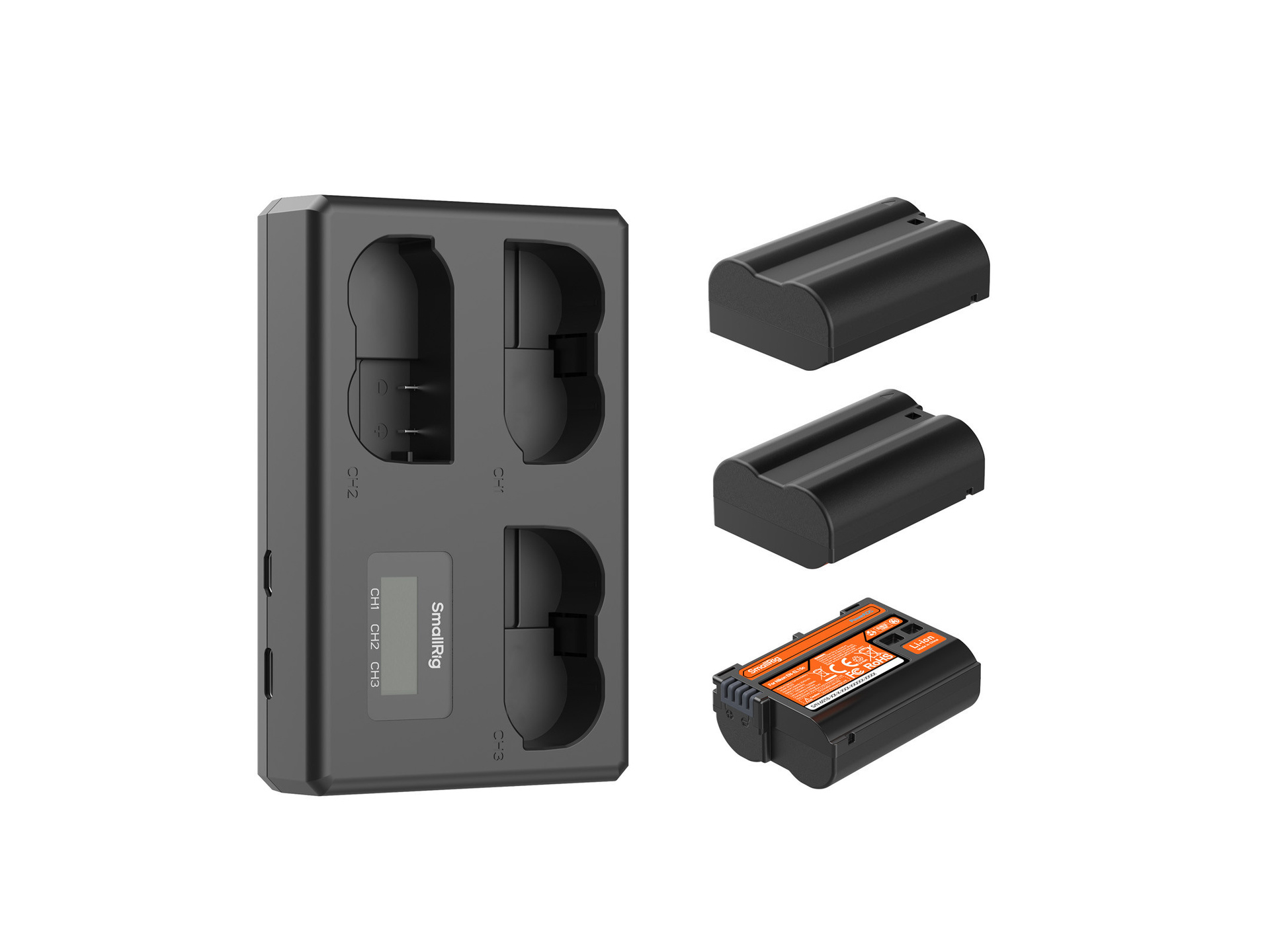 SmallRig 6018 Triple Camera Battery & Charger Kit for Nikon EN-EL15c