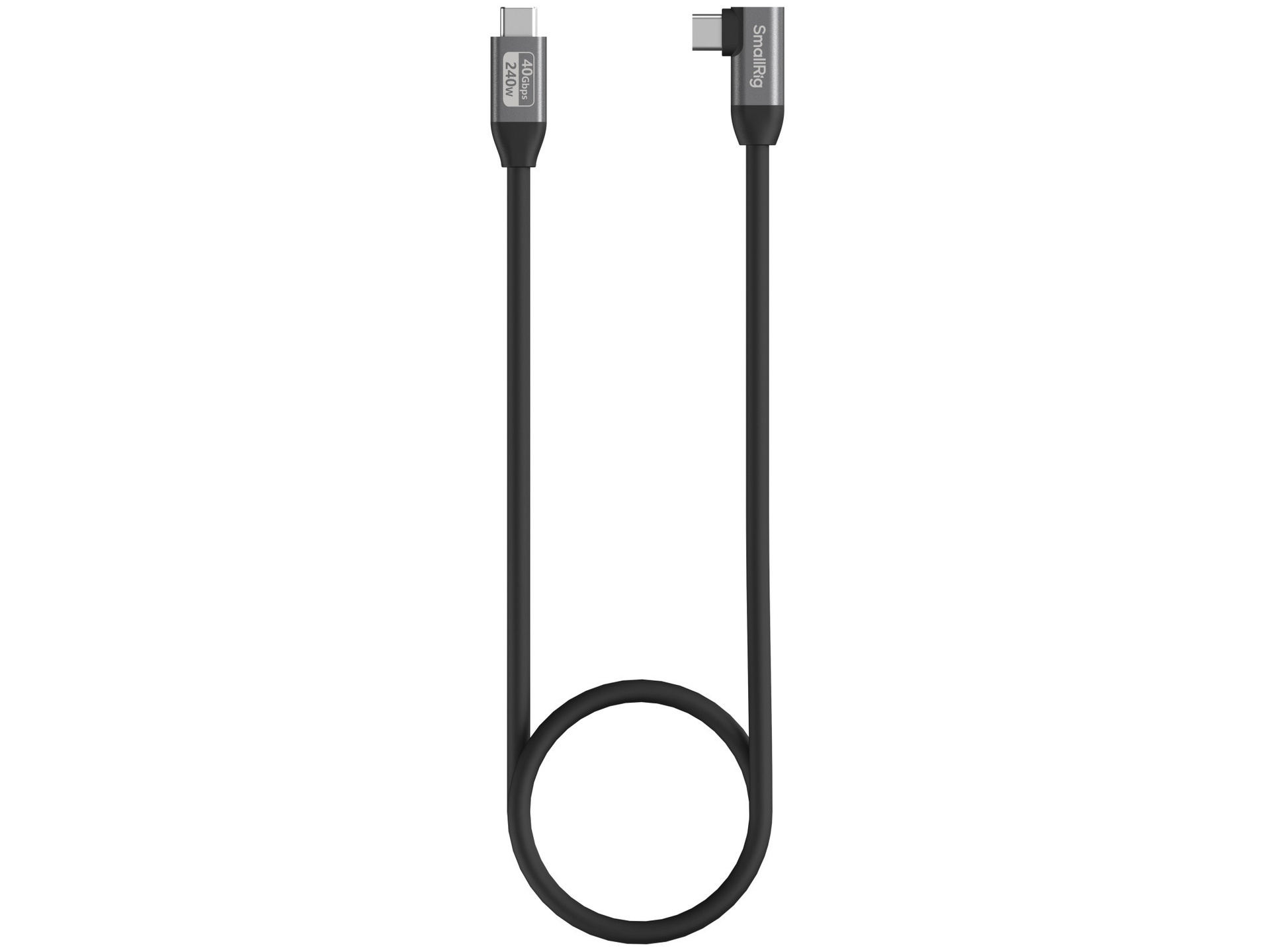 SmallRig 5732 USB-C Data Cable (Straight to Angled, 100cm)