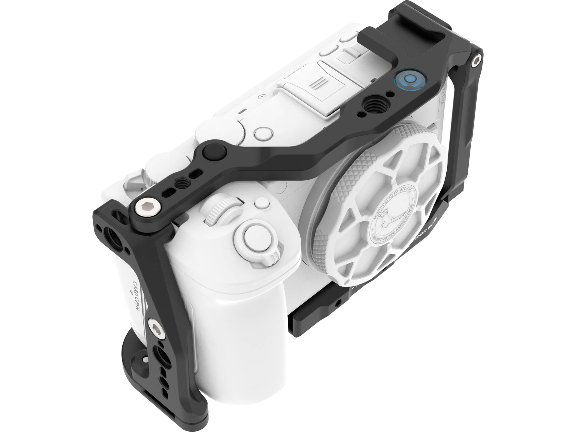Kondor Blue Modular Camera Cage for Canon EOS R6 V (Raven Black)