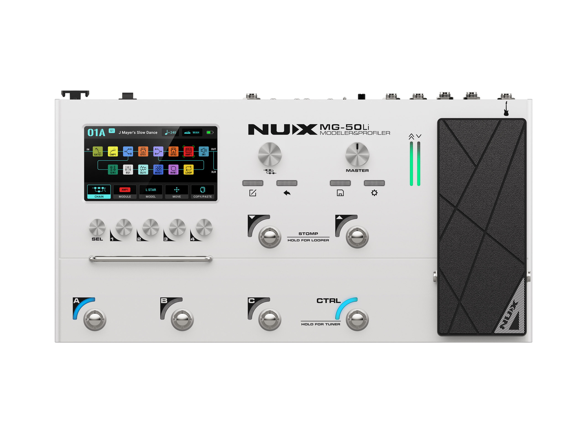 NUX MG-50Li Modeler & Profiler (White)