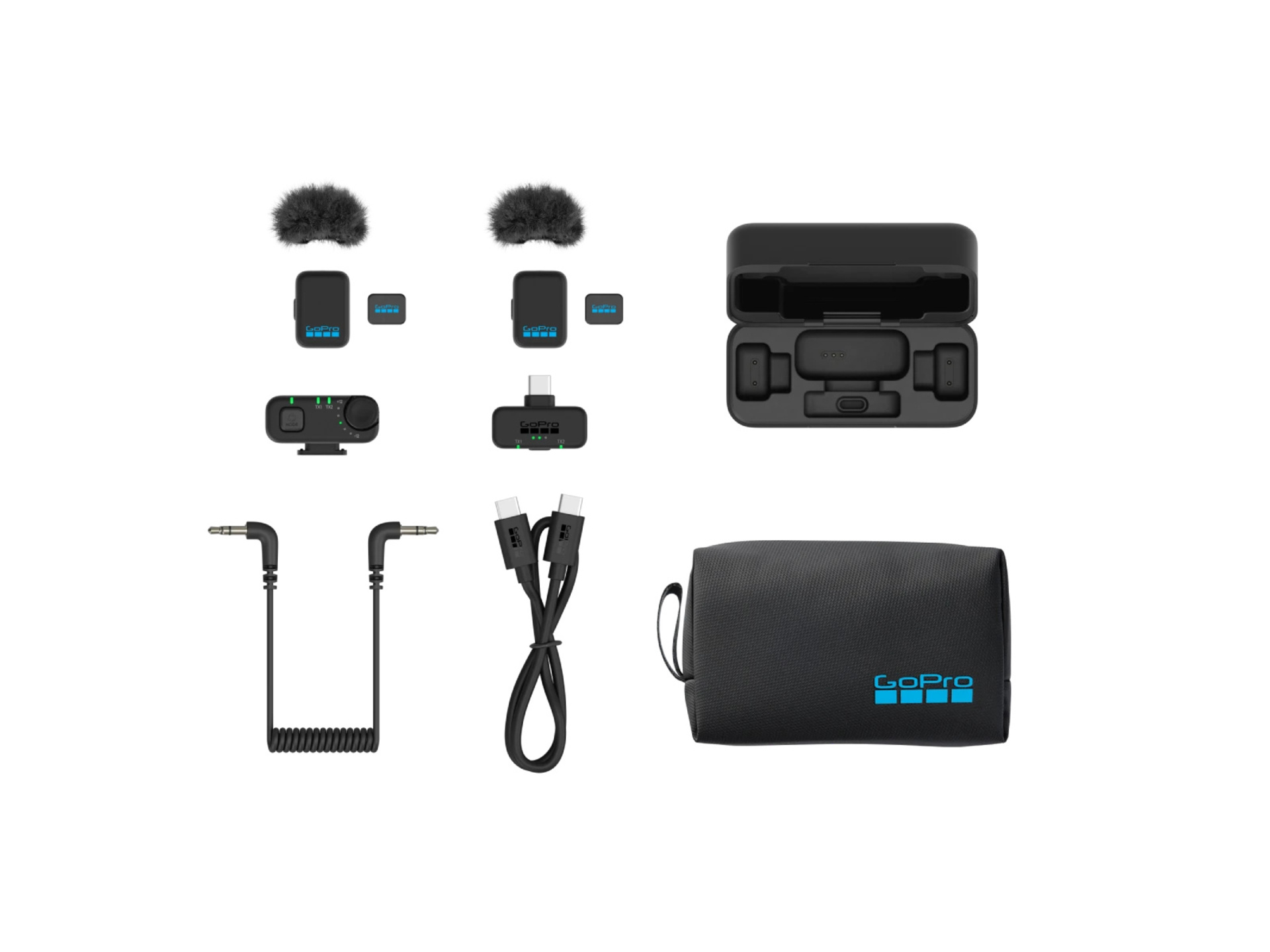GoPro 2-Person Wireless Microphone System for Cameras and Mobile Devices (2.4 GHz)