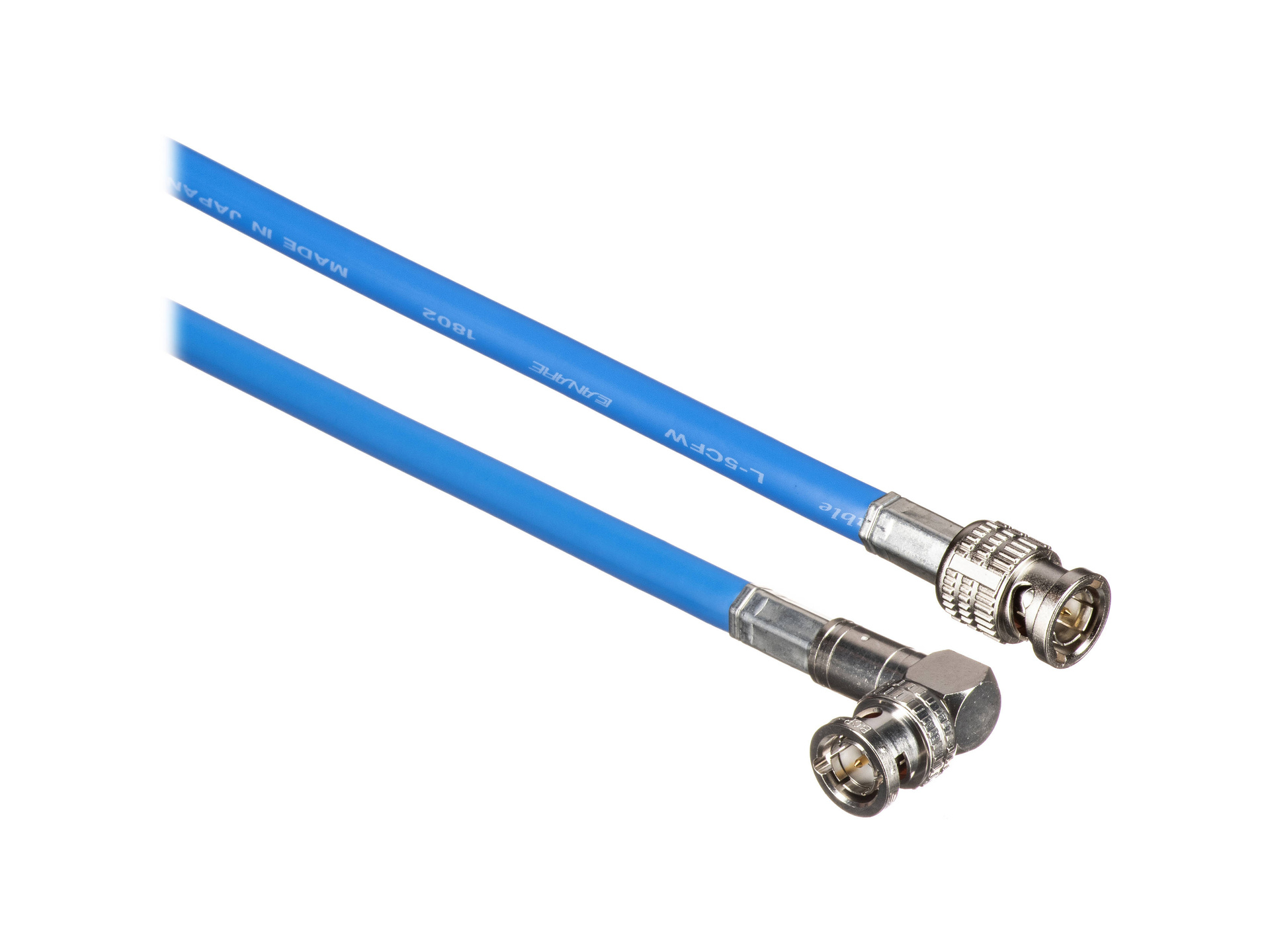 Canare Male to Right Angle Male HD-SDI Video Cable (Black, 20')