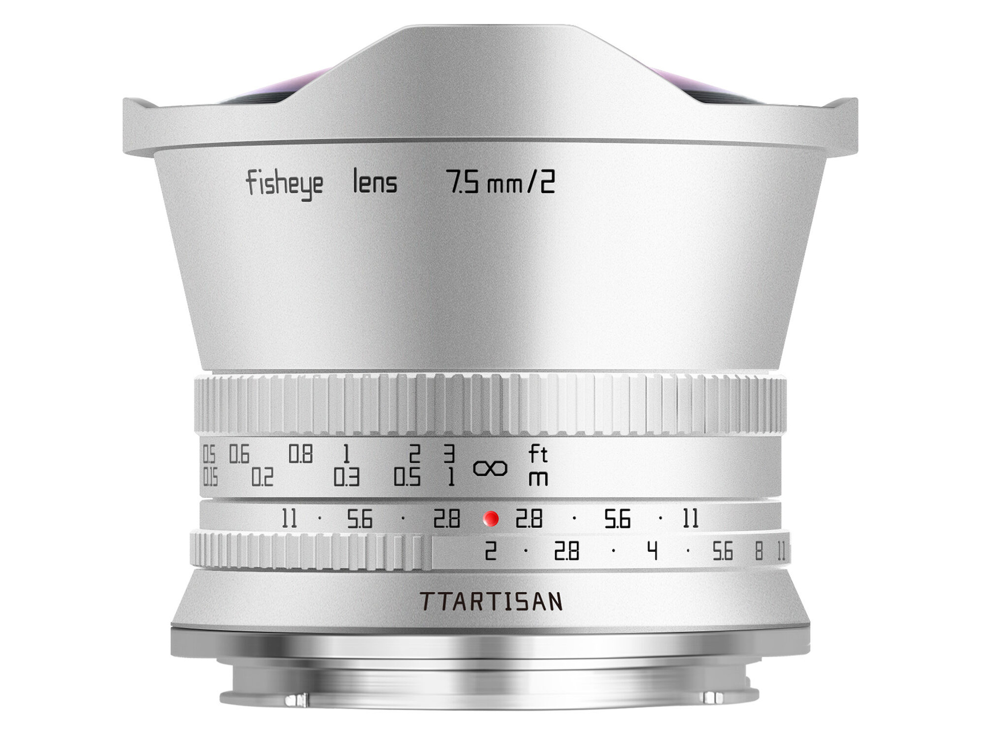 TTArtisan 7.5mm f/2 Fisheye Lens (Nikon Z, Silver)