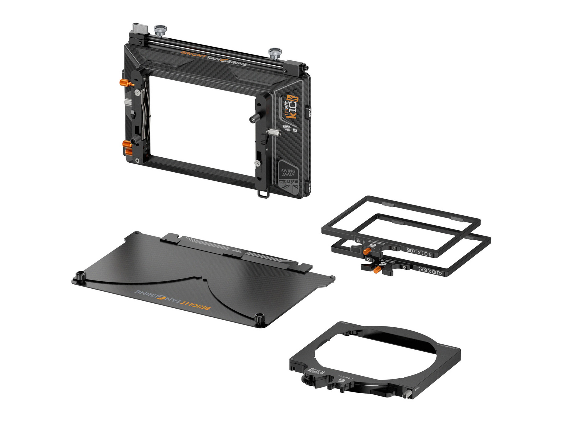 Bright Tangerine Misfit Kick Mk II 2-Stage ONE Tray Matte Box Kit