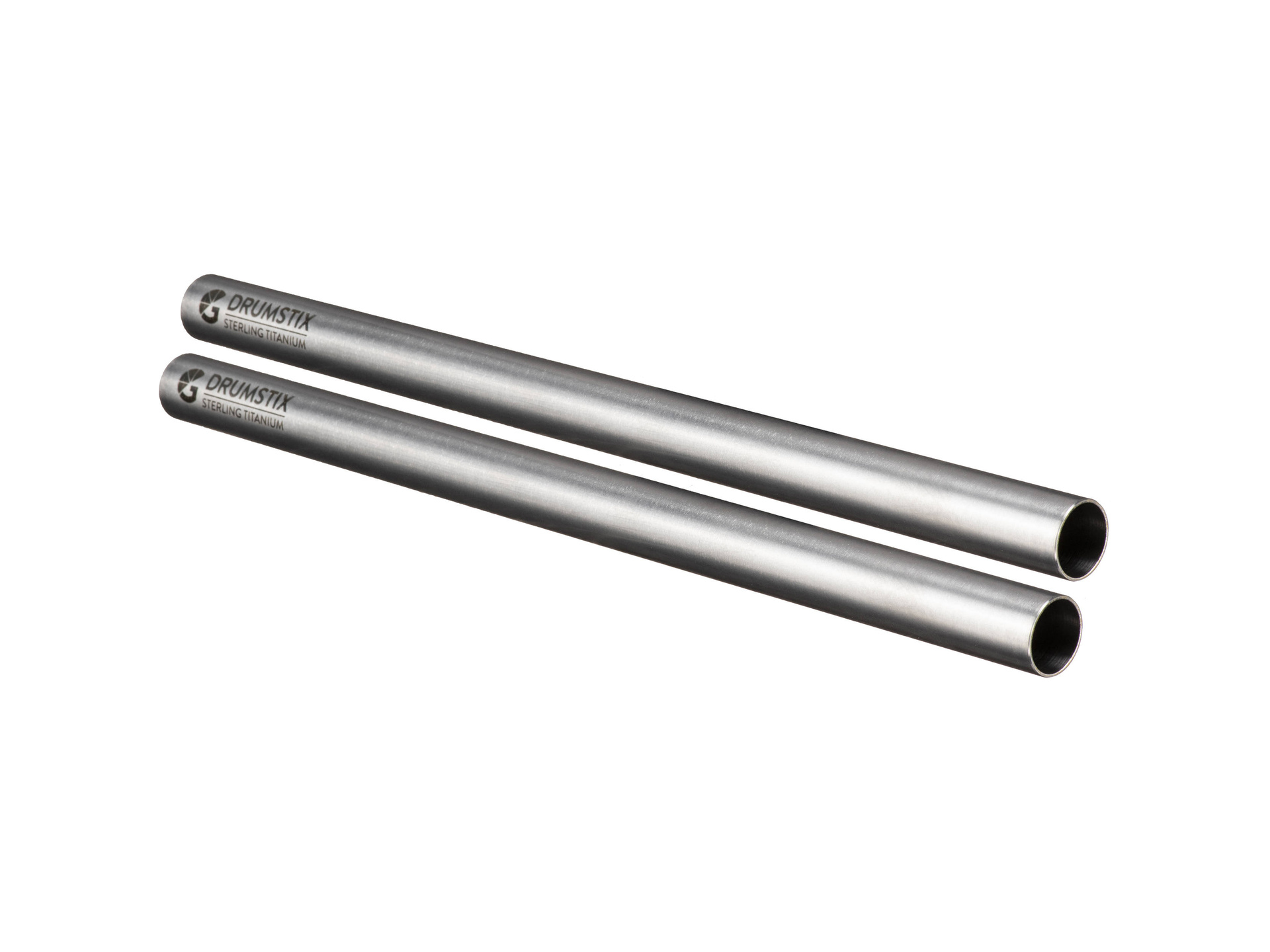Bright Tangerine Drumstix 19mm Sterling Titanium Support Rods (45.7cm, Pair)