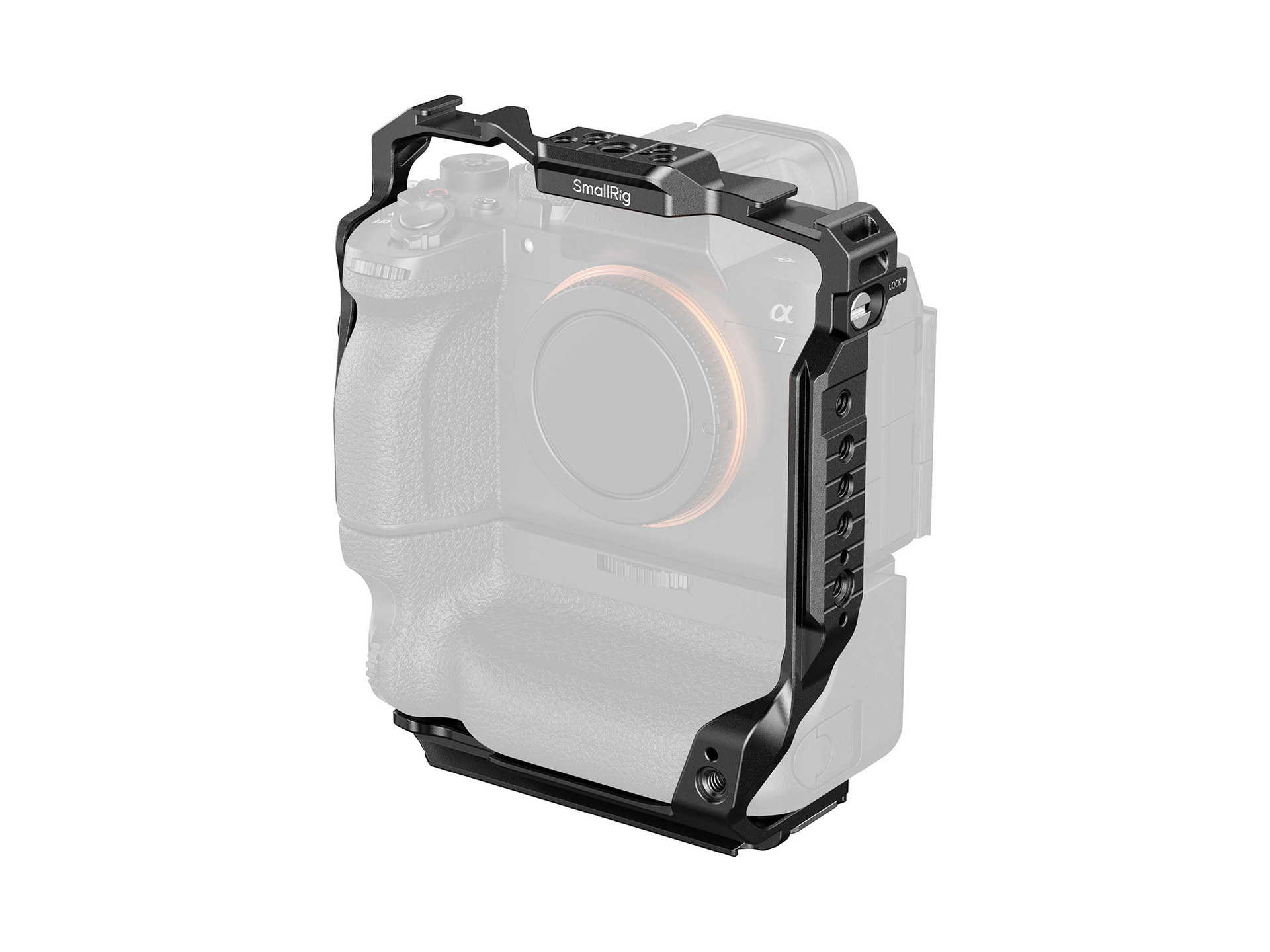 SmallRig 6114 Cage for Sony Alpha 7R V / 7 IV / 7S III / 1 / 7R IV / 7 V with Vertical Grip VG-C4EM