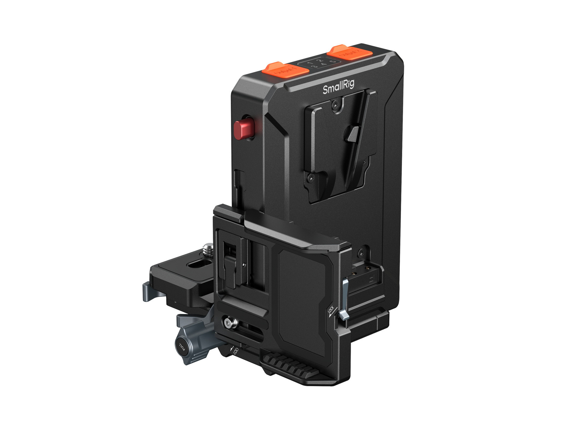 SmallRig 5899 Intelligent Power Management V-Mount Battery Plate Compatible with Arca-Swiss Quick Release Plate