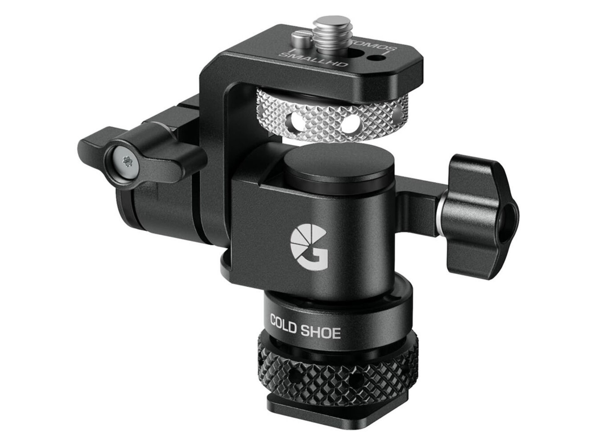 Bright Tangerine Universal Monitor Mount (1/4"-20 Top, Shoe Base)