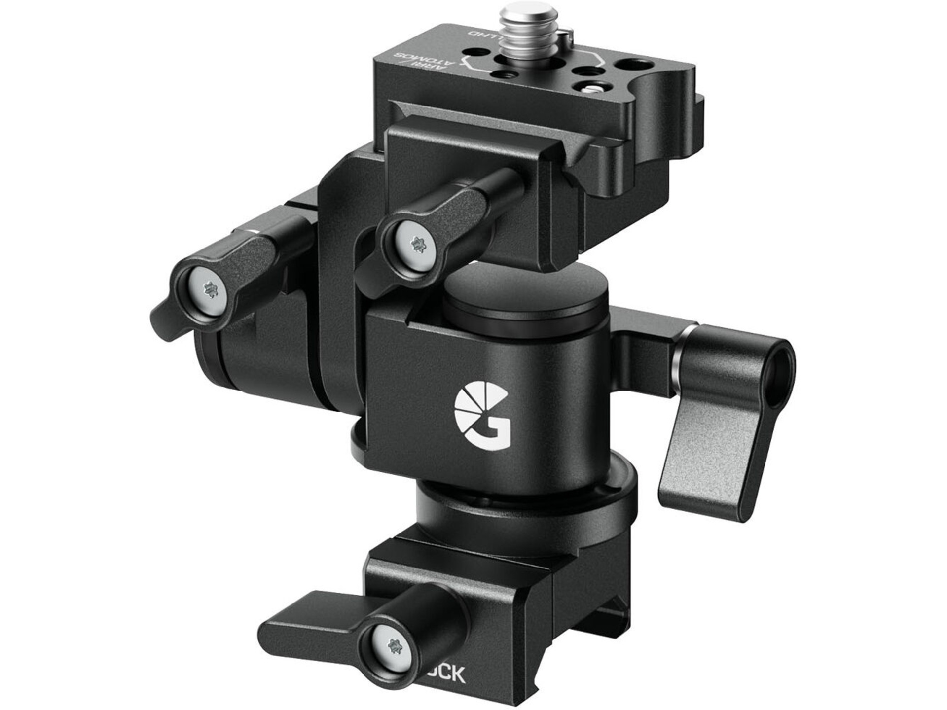 Bright Tangerine Monitor Mount for SmallHD Cine 5 Quick Release Kit (NATO Top, NATO Base)