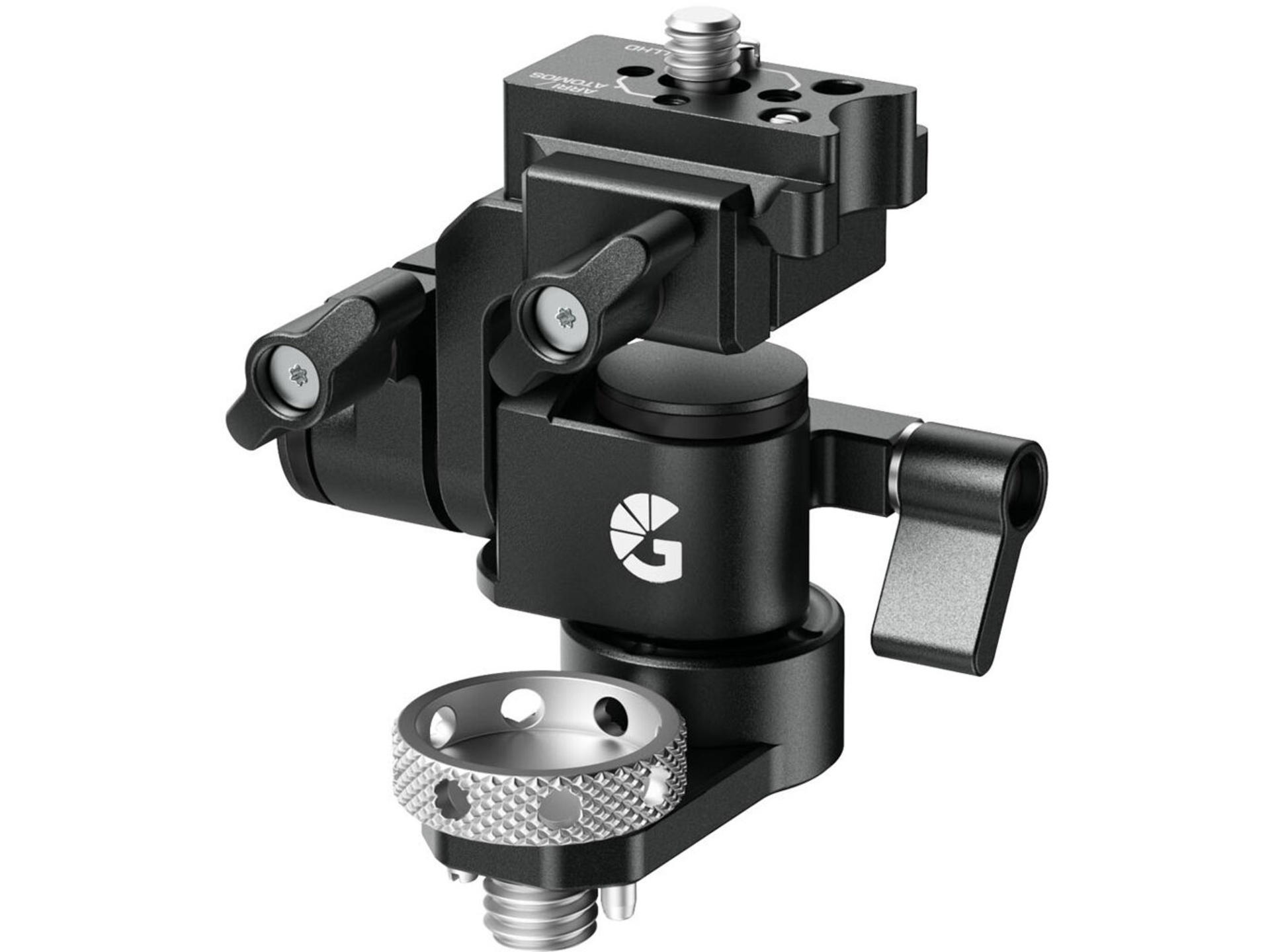 Bright Tangerine Monitor Mount Quick Release Kit for SmallHD Cine 5 (NATO Clamp Top, 3/8"-16 Base)