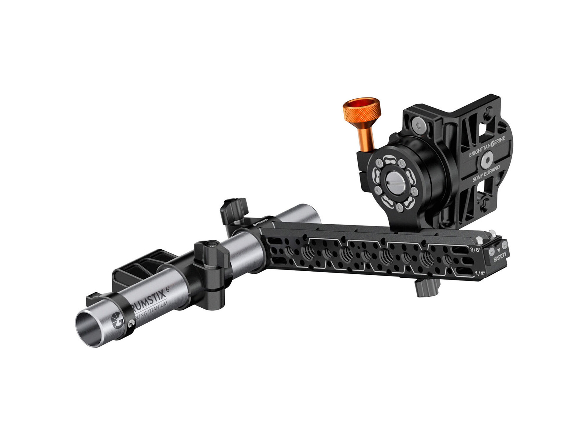 Bright Tangerine 19mm Monitor Support System for Sony BURANO