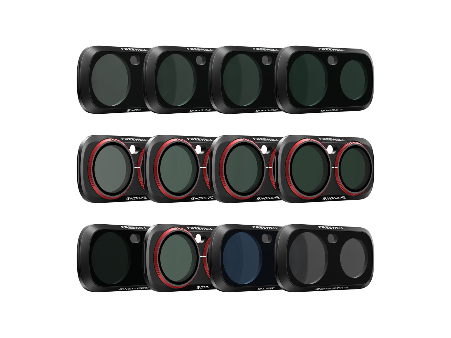 Freewell Mega Filter Kit for Insta360 Luna Ultra (12 Pack)