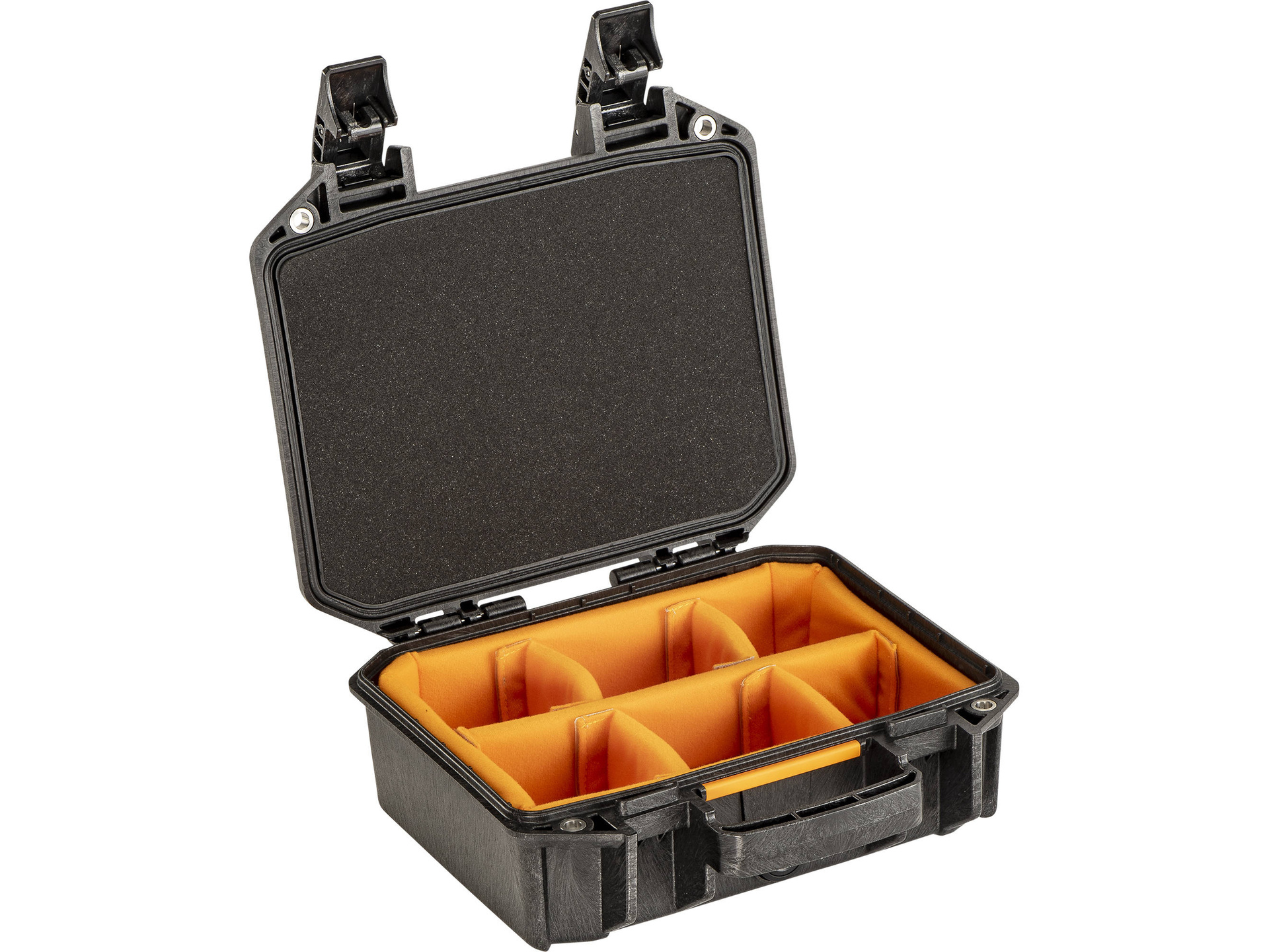 Pelican Vault V100 Hard Case (Black, Padded Dividers)