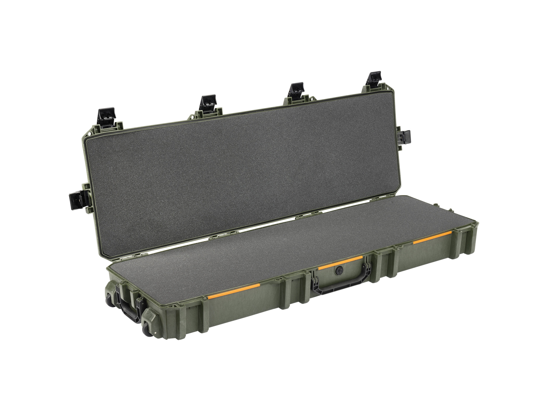 Pelican V800 Wheeled Hard Tactical Rifle Case with Foam Insert (Olive Drab Green)