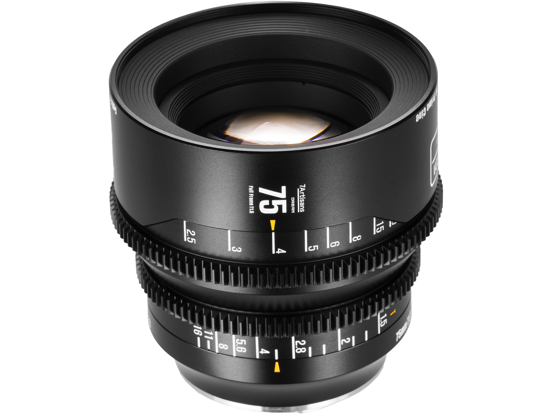 7Artisans DREAM 75mm T1.5 Full-Frame Cinema Lens (L-Mount)