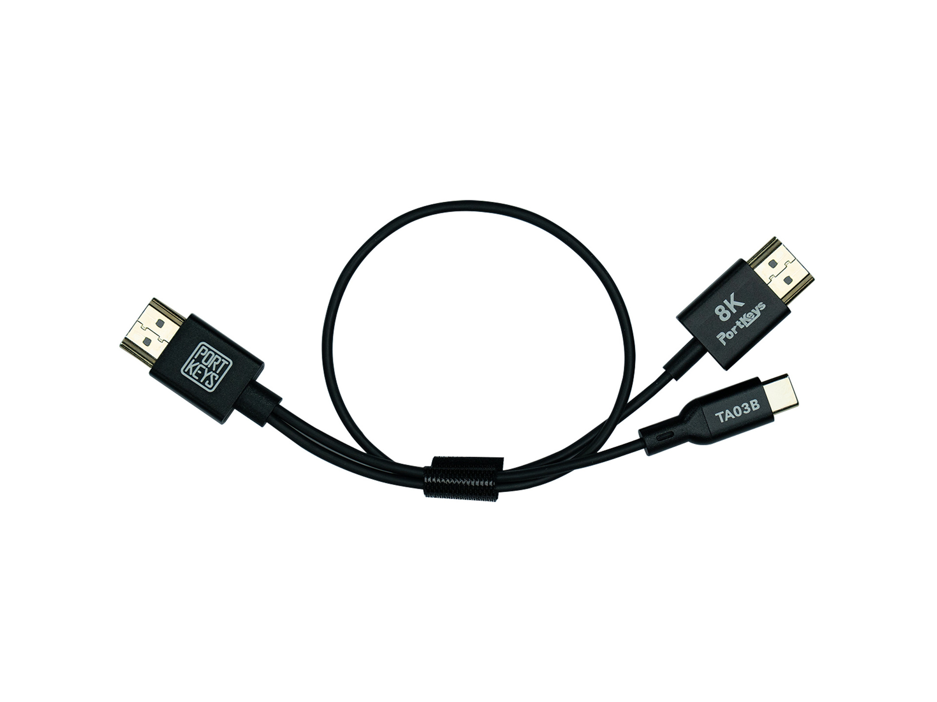 Portkeys HDMI Video Control Cable for LH7C Monitor (30cm, Black)