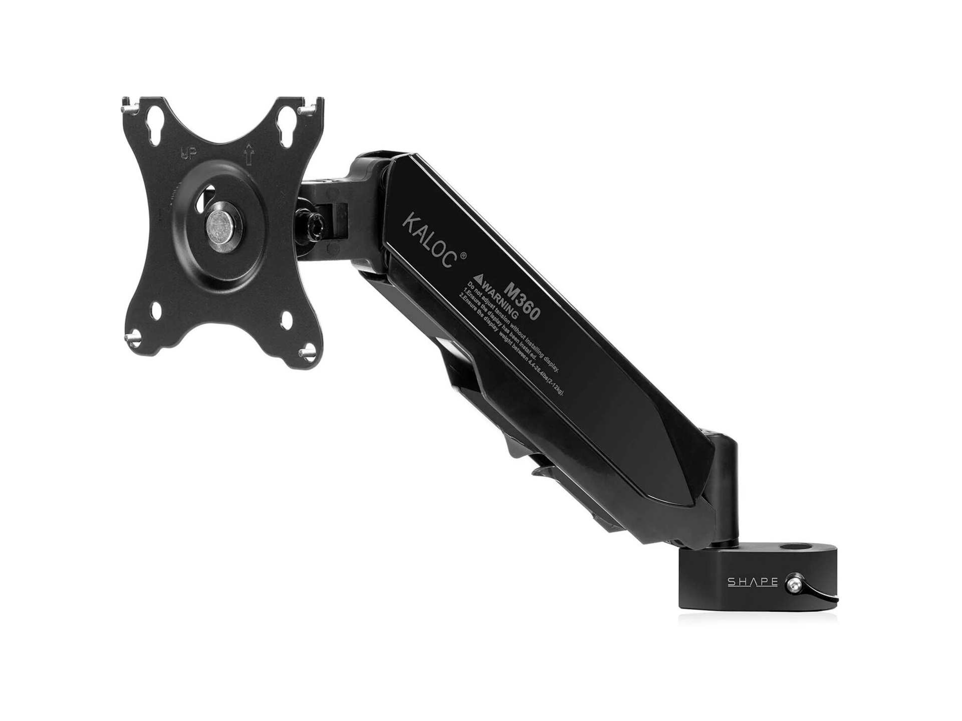 SHAPE Spring-Loaded Articulated Monitor Arm for Camera Cart