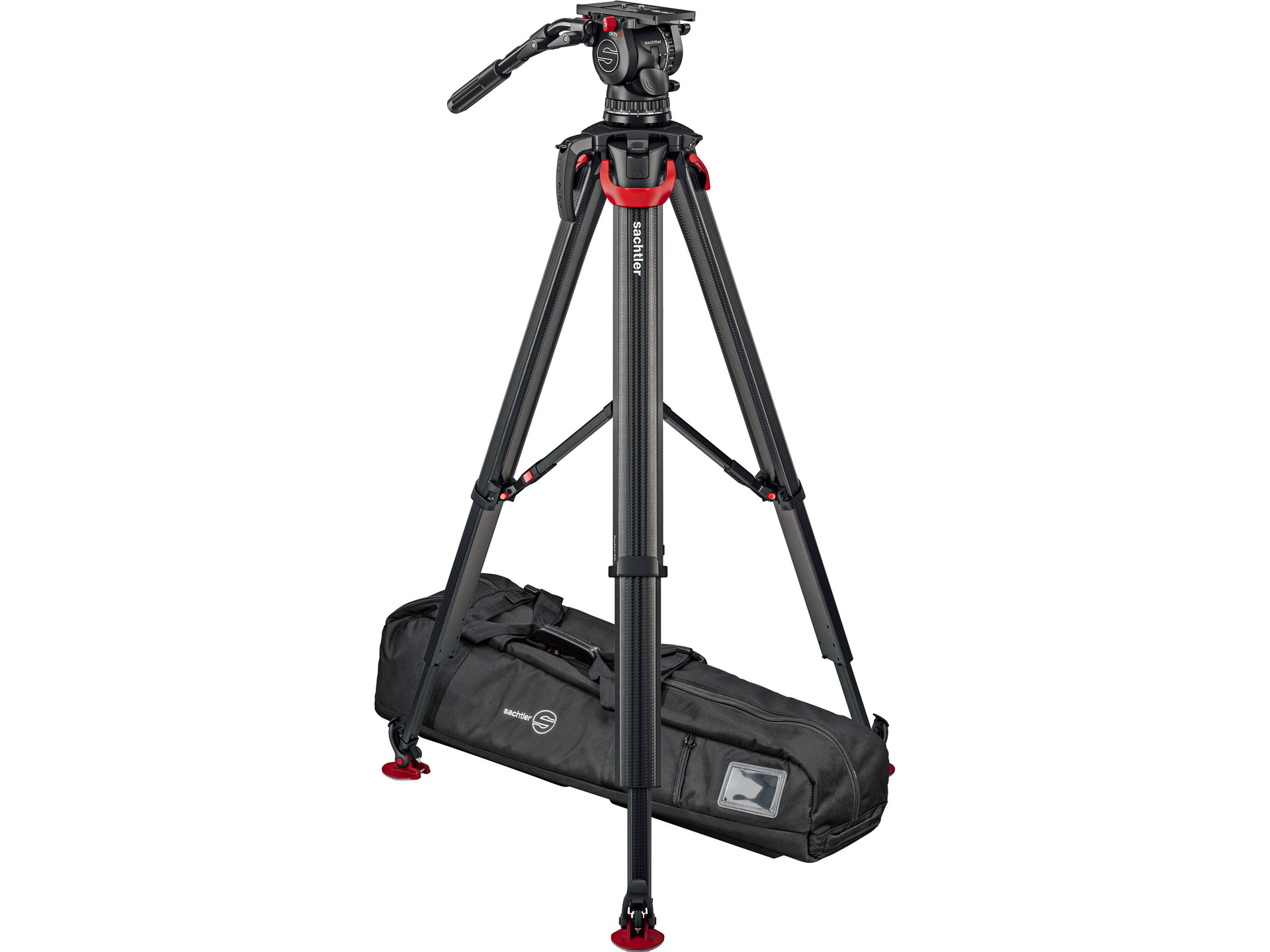 Sachtler aktiv 18T System with flowtech 100 MS and Mid-Level Spreader
