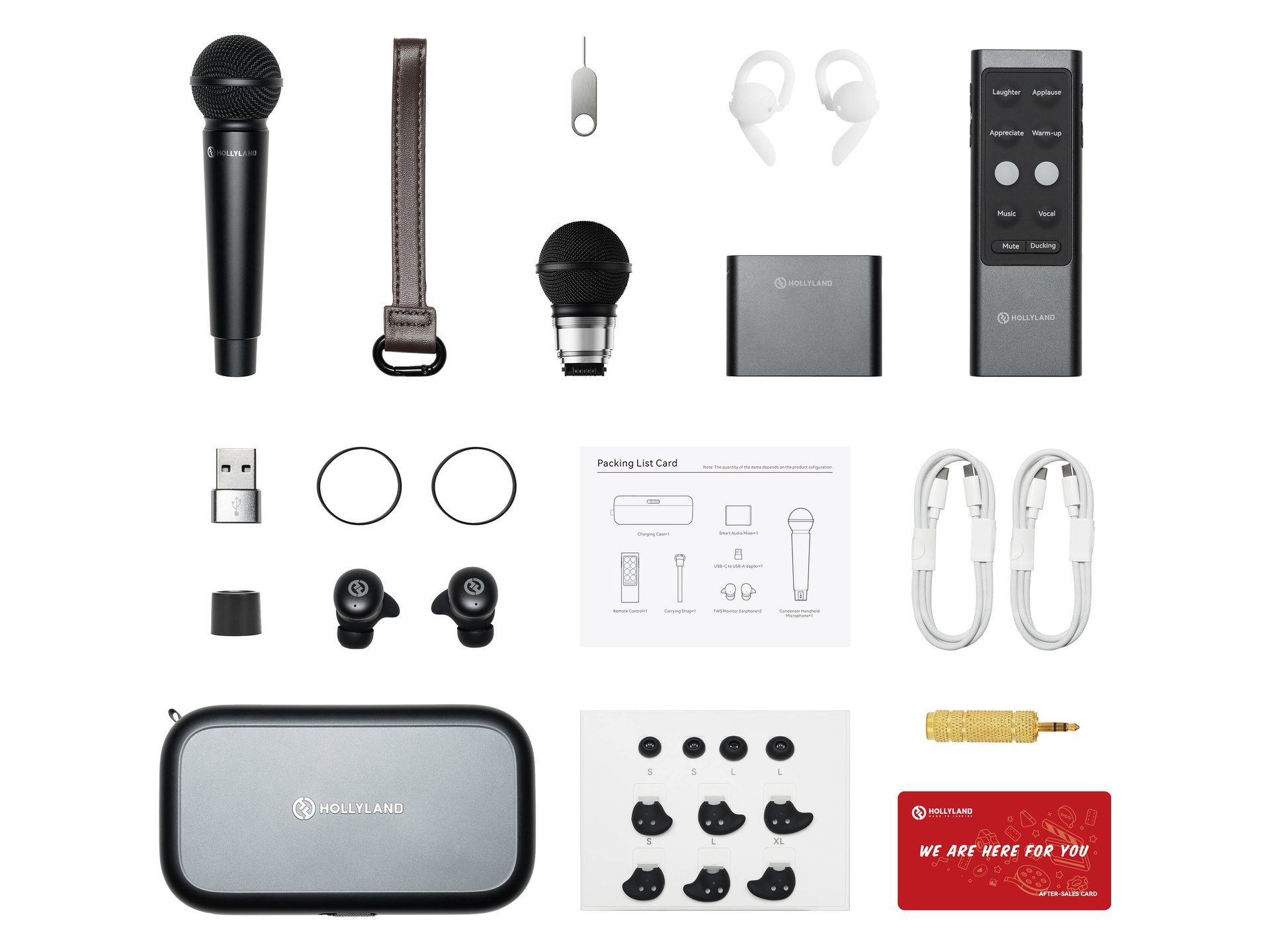 Hollyland MELO P1 Ultimate Wireless Handheld Microphone System (Space Gray)