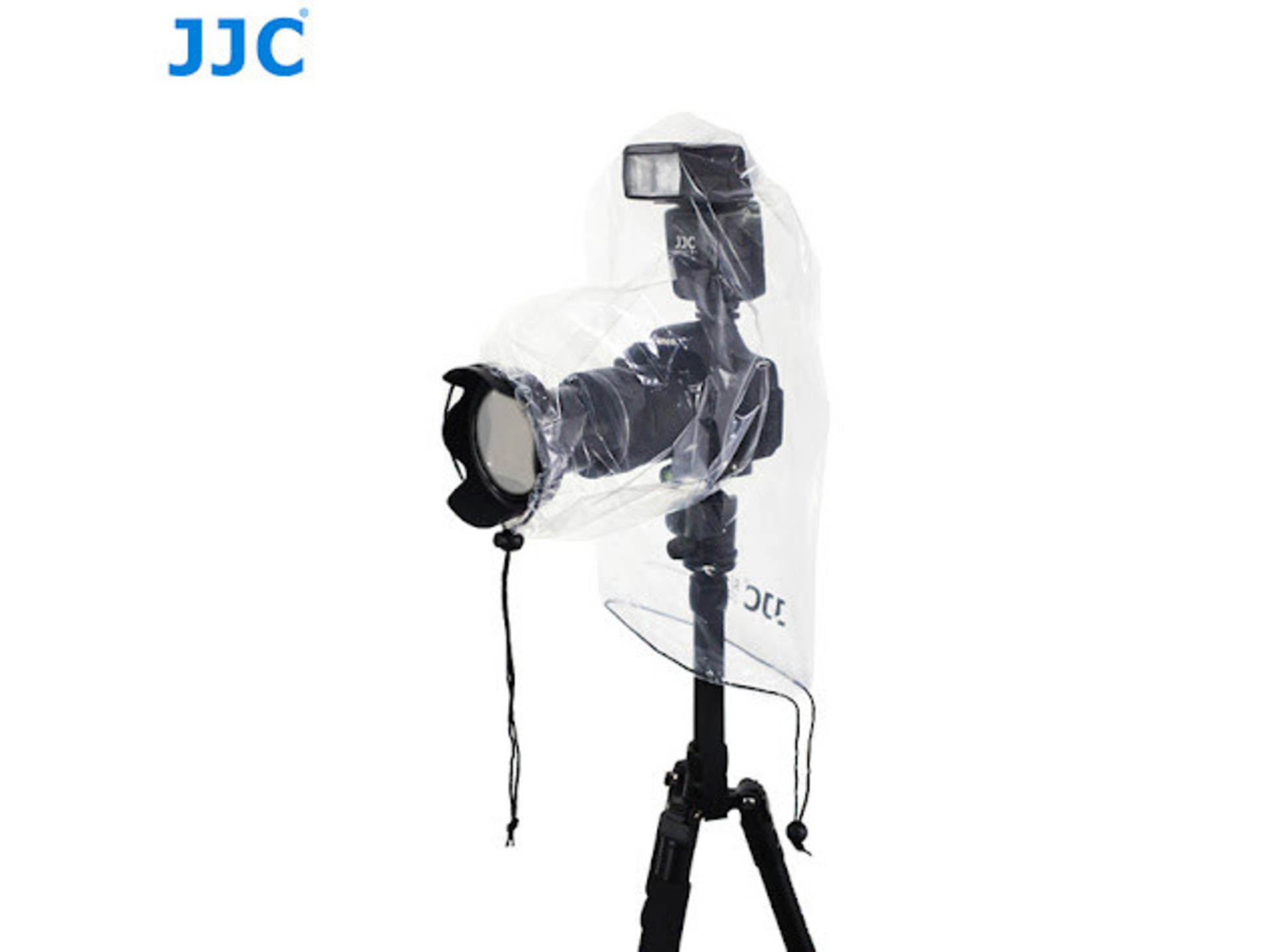 JJC Rain Cover for DSLRs/Mirrorless with Short Lens And External Flash (2 Pack)