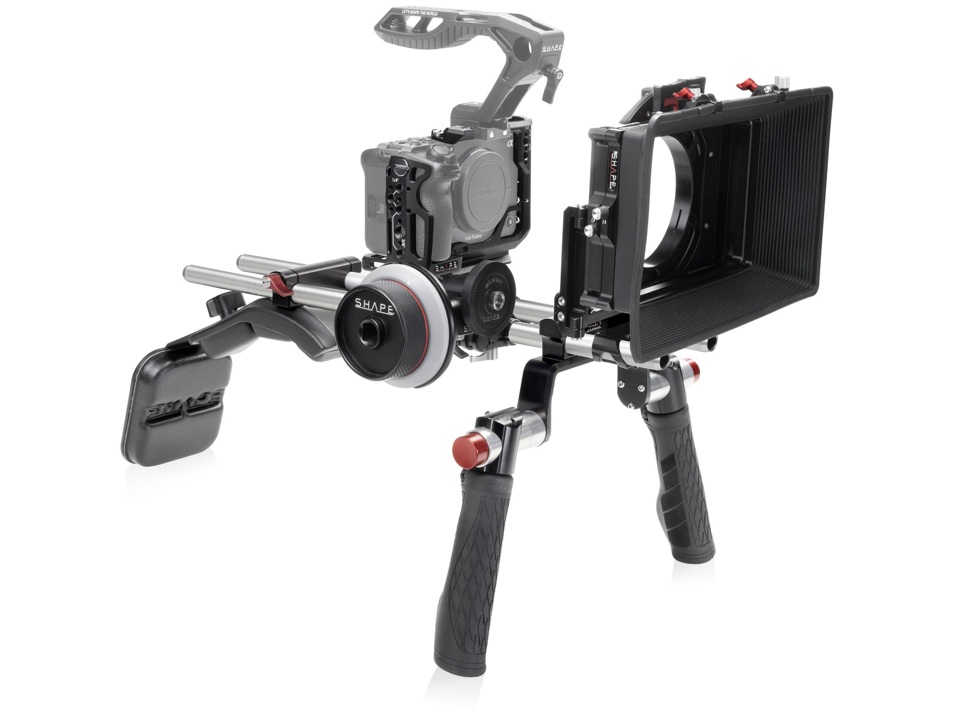 SHAPE V2 Shoulder Mount with Matte Box and Follow Focus for Sony FX3/FX30
