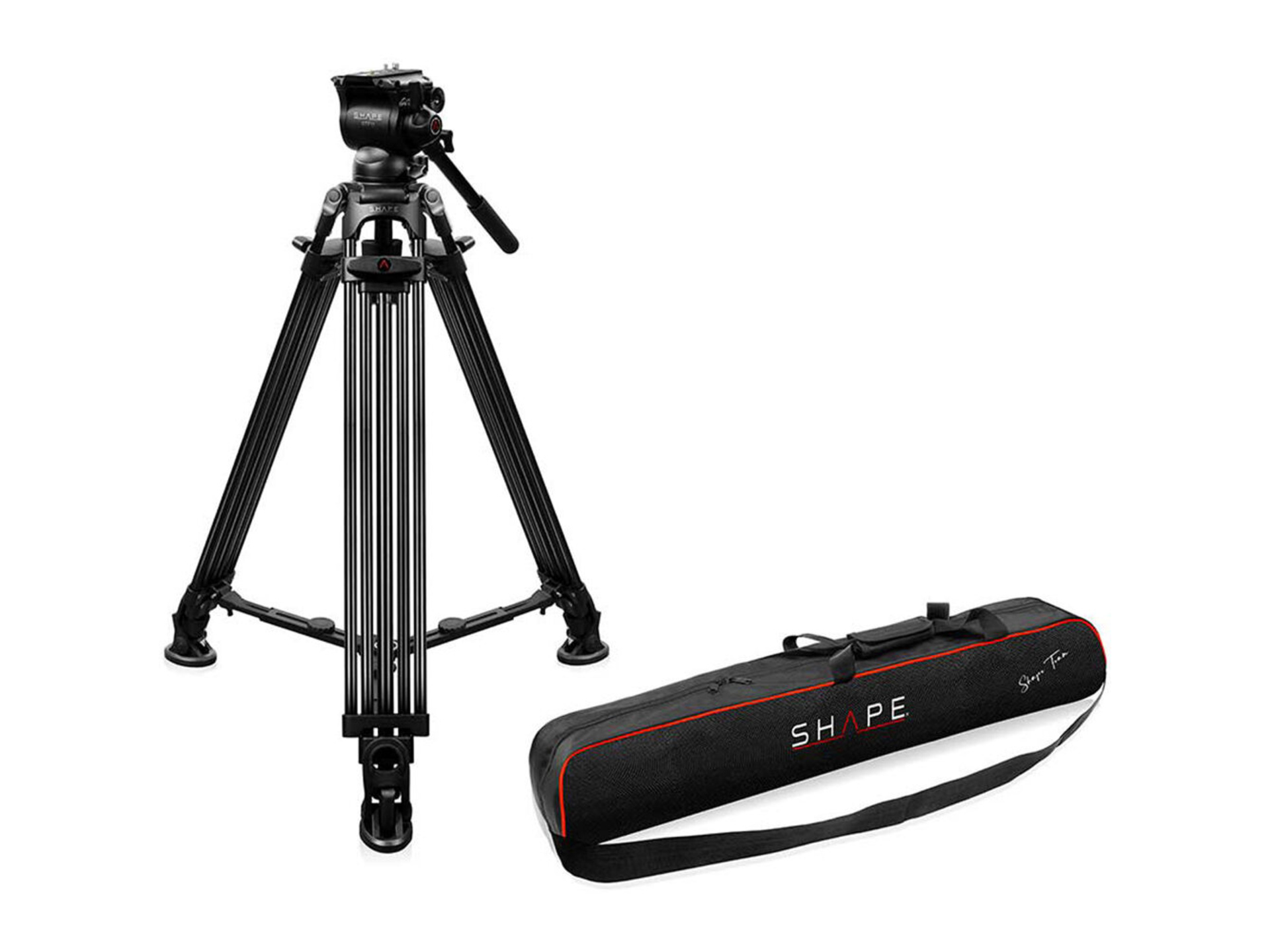 SHAPE Freelance Heavy-Duty Tripod with Fluid Head