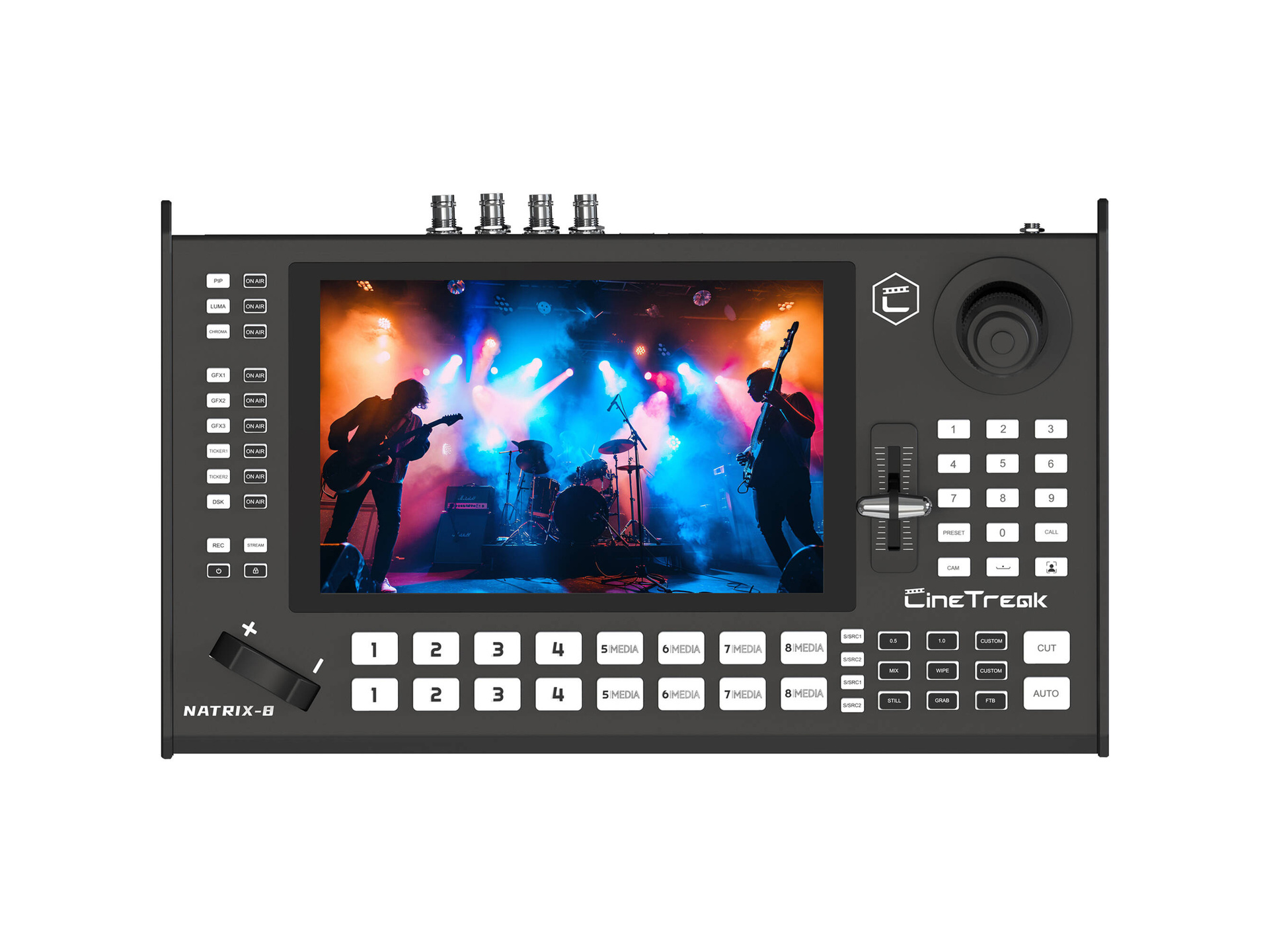 CineTreak Natrix 8-Channel ISO Recording and Live Streaming Video Switcher