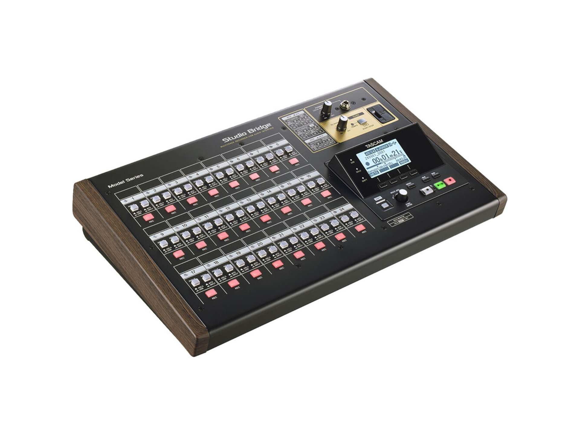 TASCAM Studio Bridge 24-Track Recorder and USB-B Audio/MIDI Interface