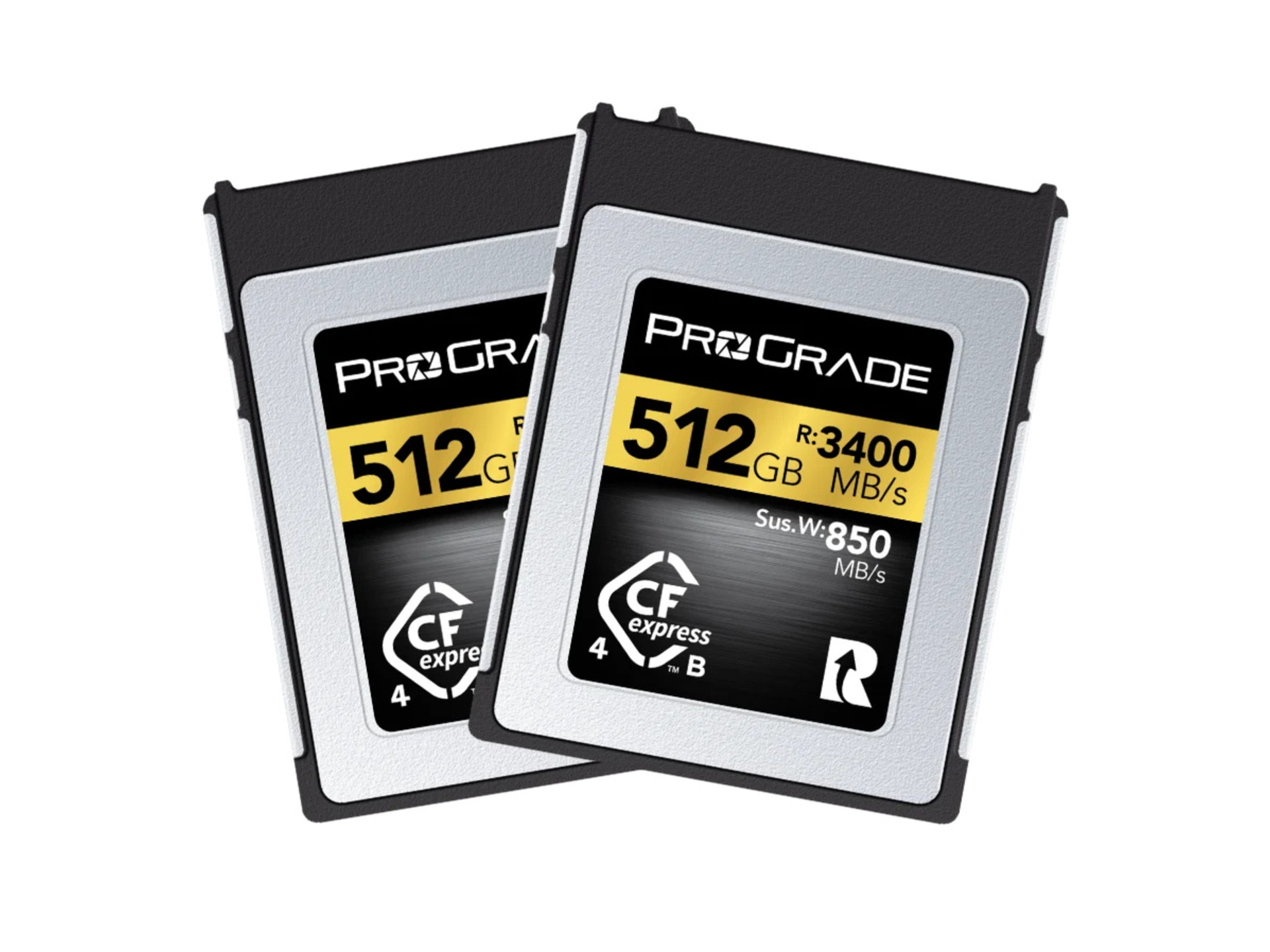 ProGrade Digital 512GB CFexpress 4.0 Type B Gold Memory Card (2-Pack)