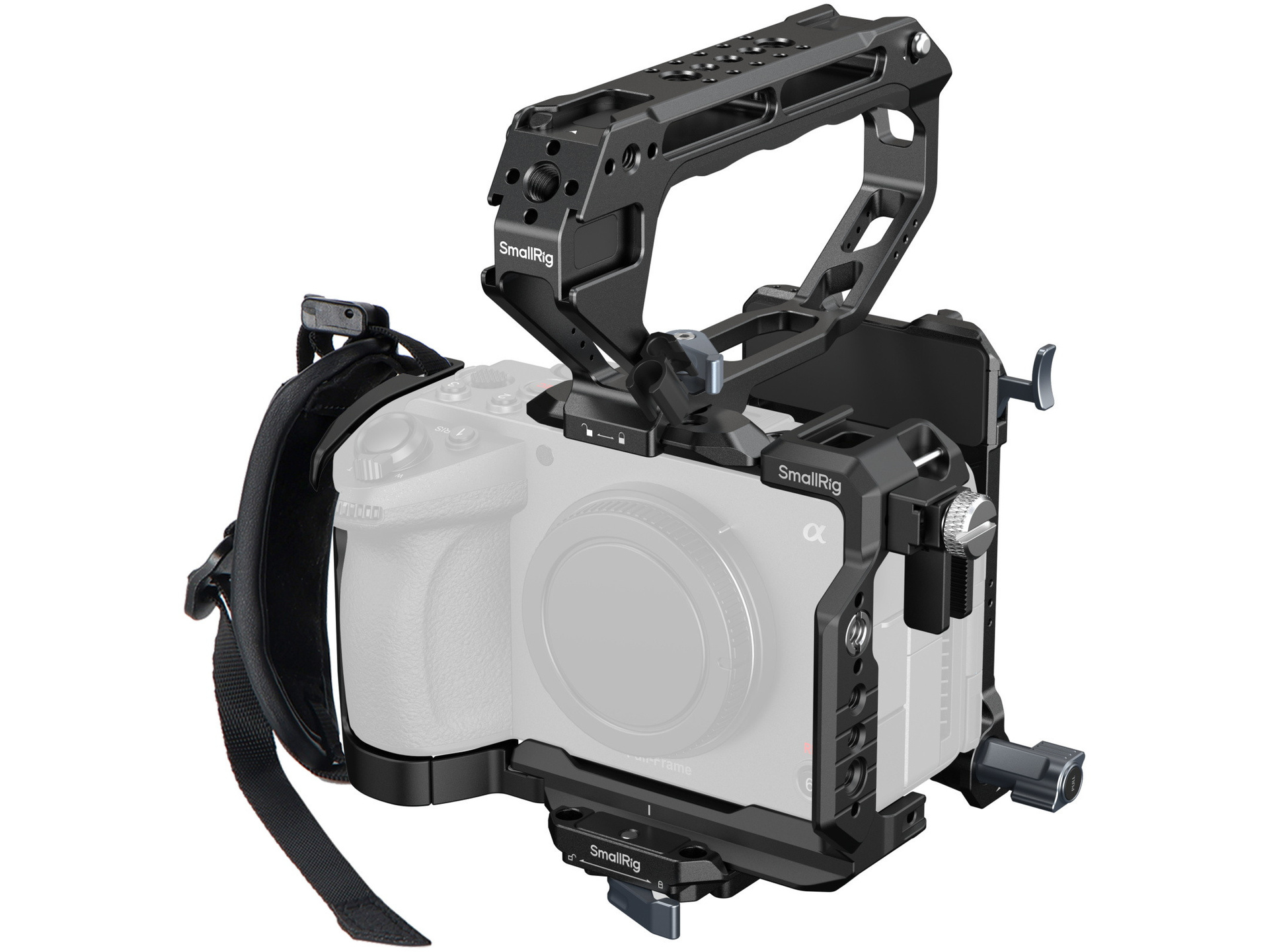 SmallRig 6779 "HawkLock" Handheld Cage Kit with V-Mount Plate for Sony FX5