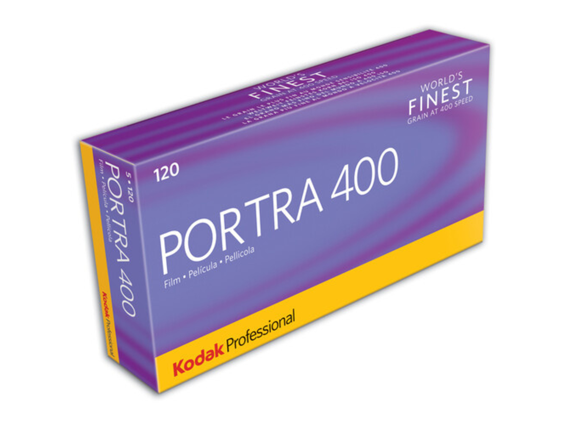 Kodak Professional Portra 400 Color Negative Film (120 Roll Film, 5 Pack)