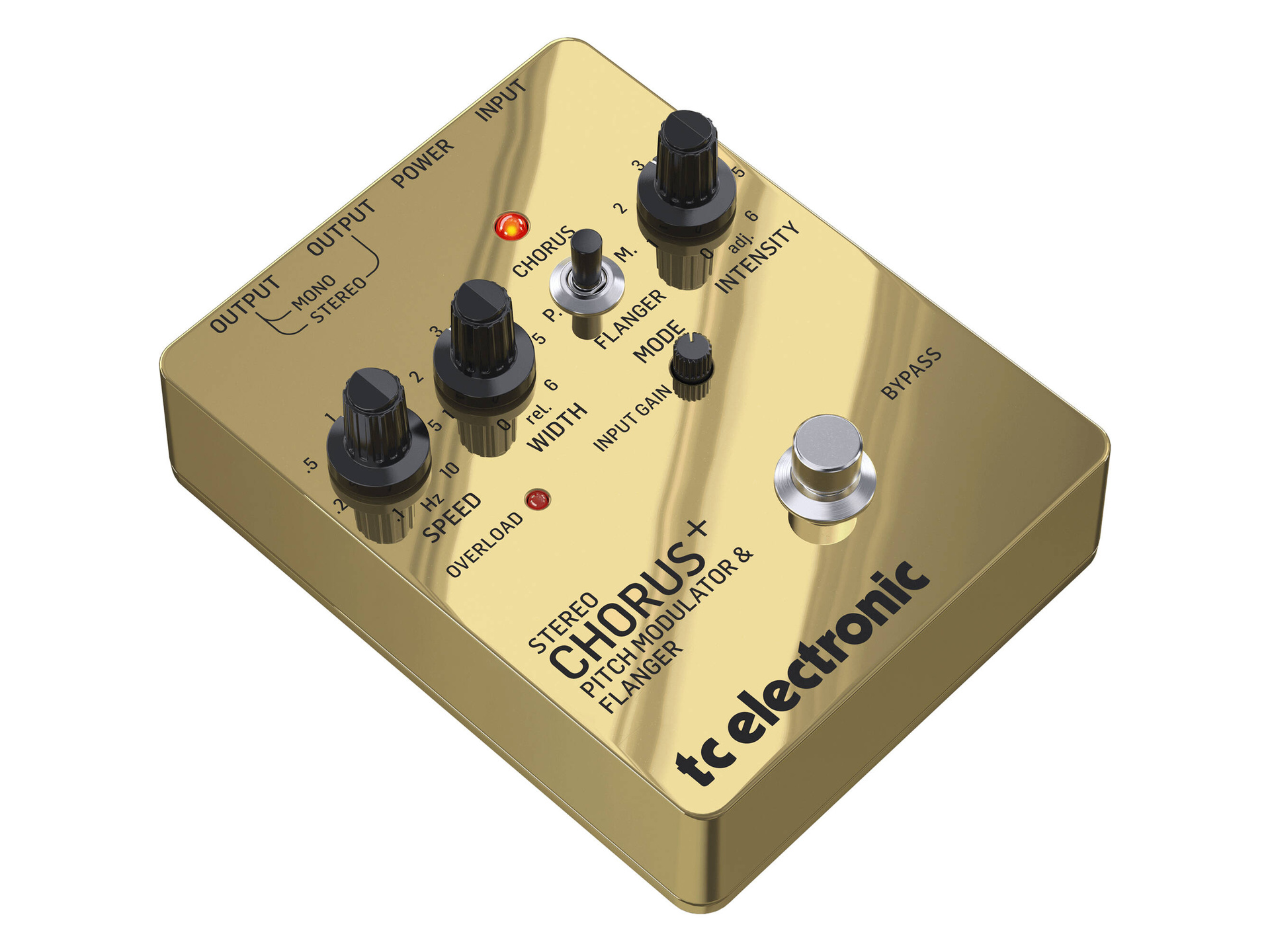 TC Electronic SCF Gold SE Analog Stereo Chorus/Flanger Pedal (Special Edition Gold)