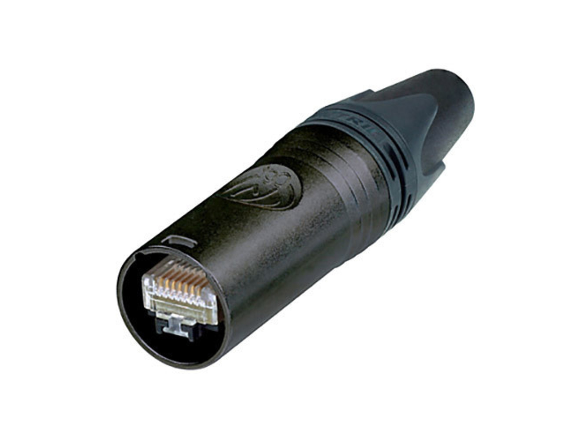 Neutrik etherCON Cat 6a Male Cable Connector (Black, greater than 1.1mm Insulation)