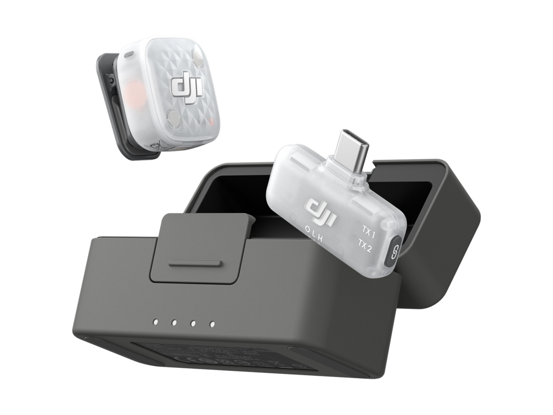 DJI Mic Mini 2S Compact Wireless Microphone System with Charging Case (1 TX + 1 Mobile RX + Charging Case)