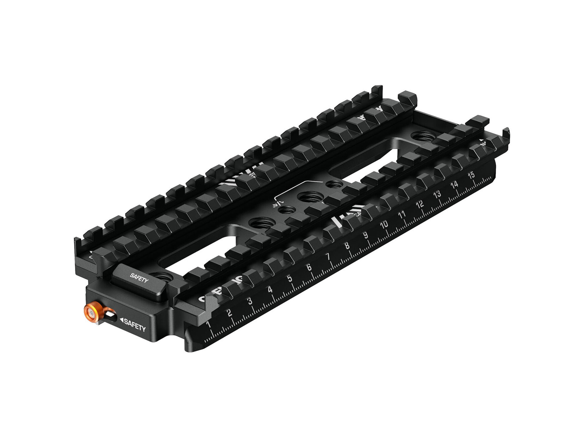 Bright Tangerine OpenRig Rail (160mm)