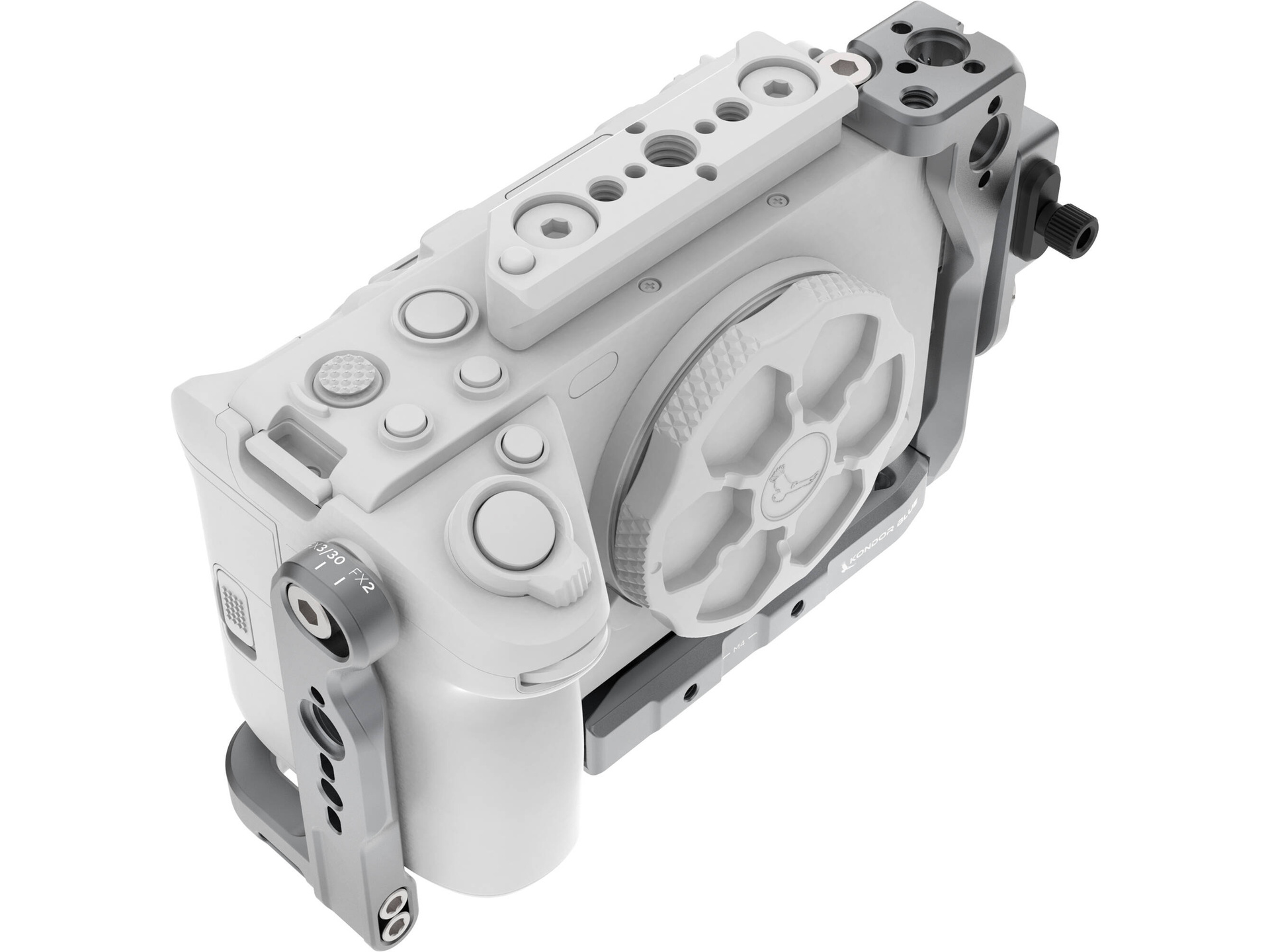 Kondor Blue Hybrid Camera Cage for Sony FX5 (Space Gray)