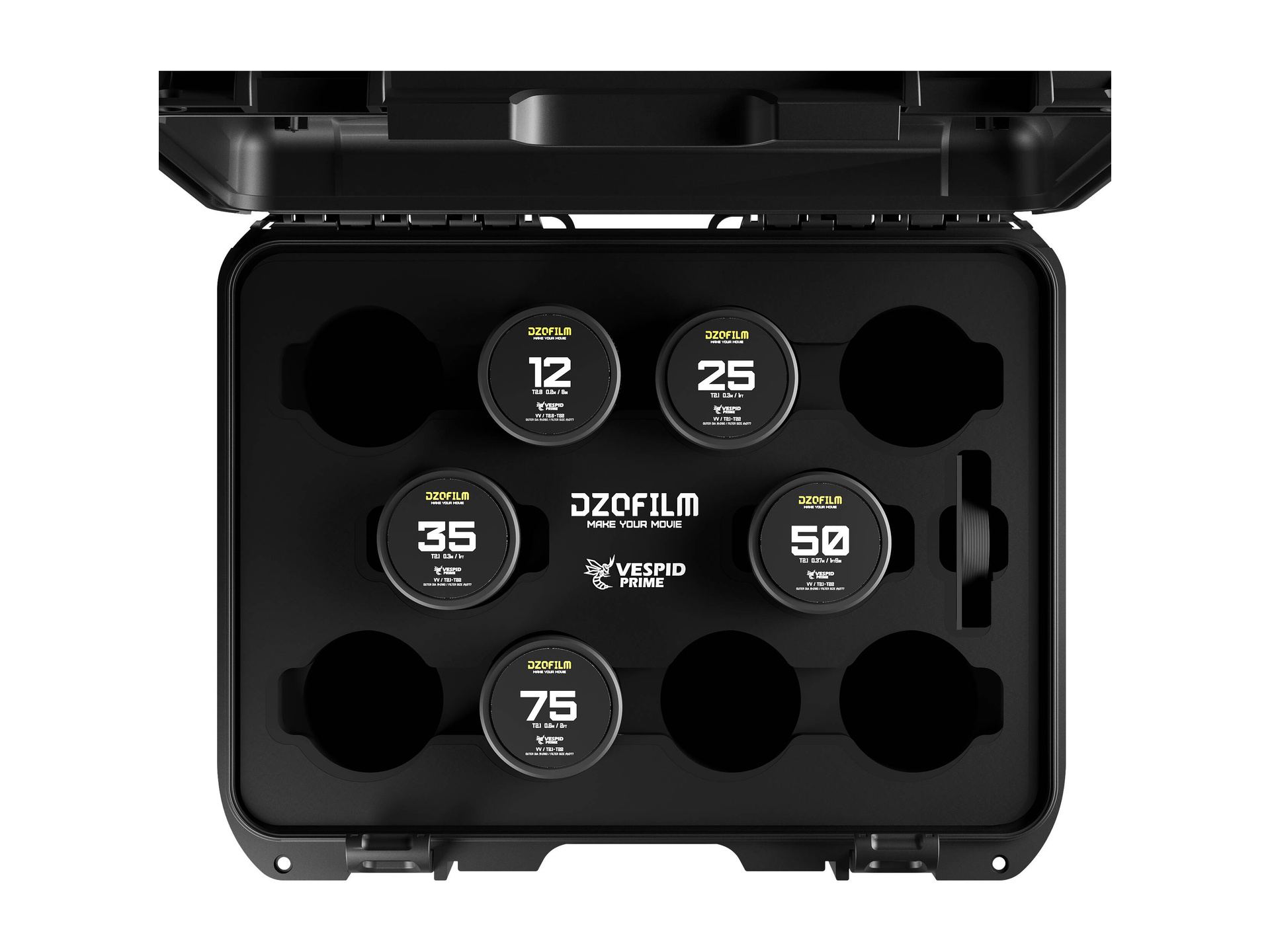 DZOFilm VESPID Prime 5-Lens Kit (ARRI PL & Canon EF)