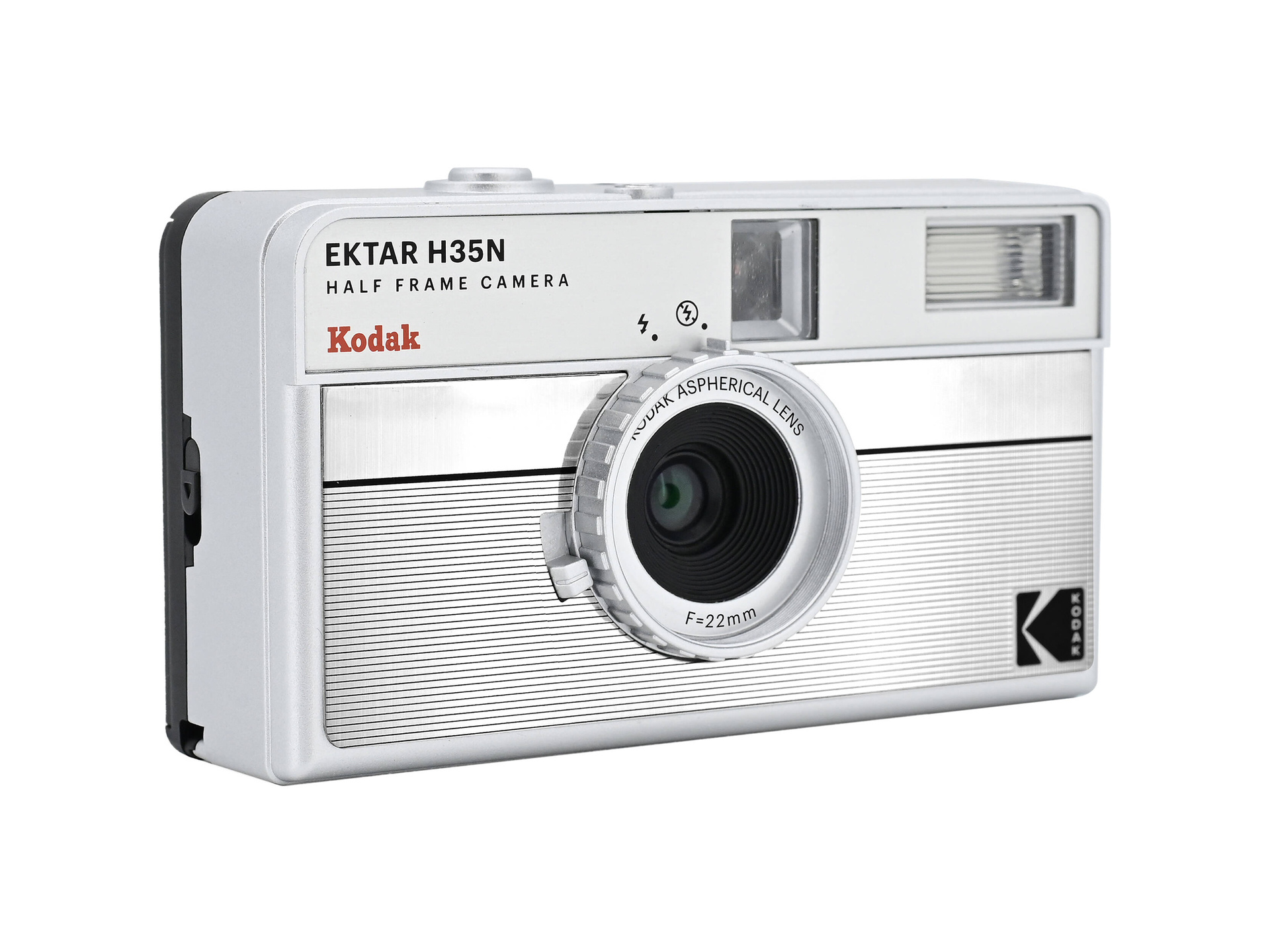 Kodak Ektar H35N Half-Frame Film Camera (Striped Silver)