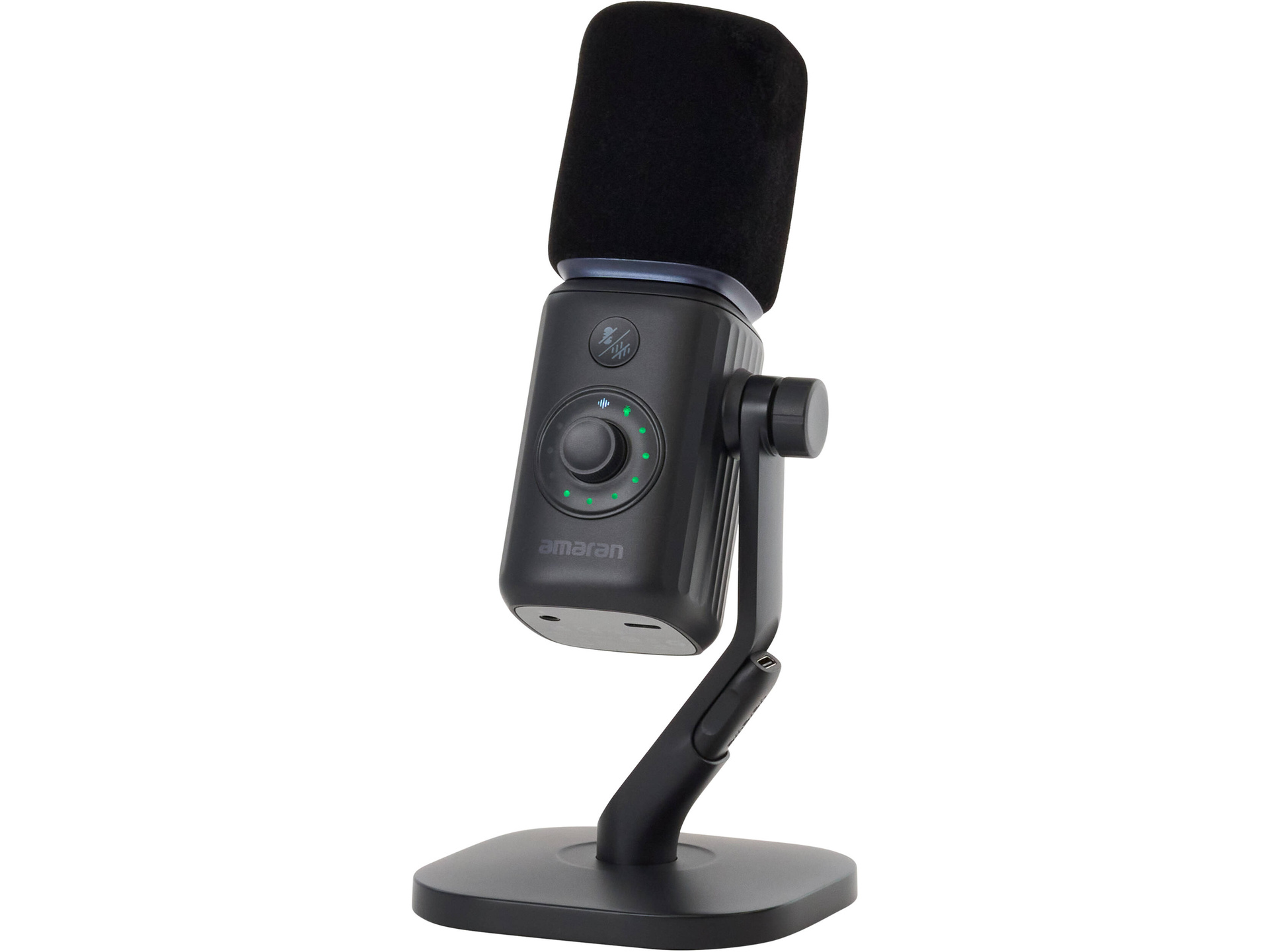 amaran Mic Wireless Dynamic Supercardioid Microphone Desktop Stand Kit (Charcoal)