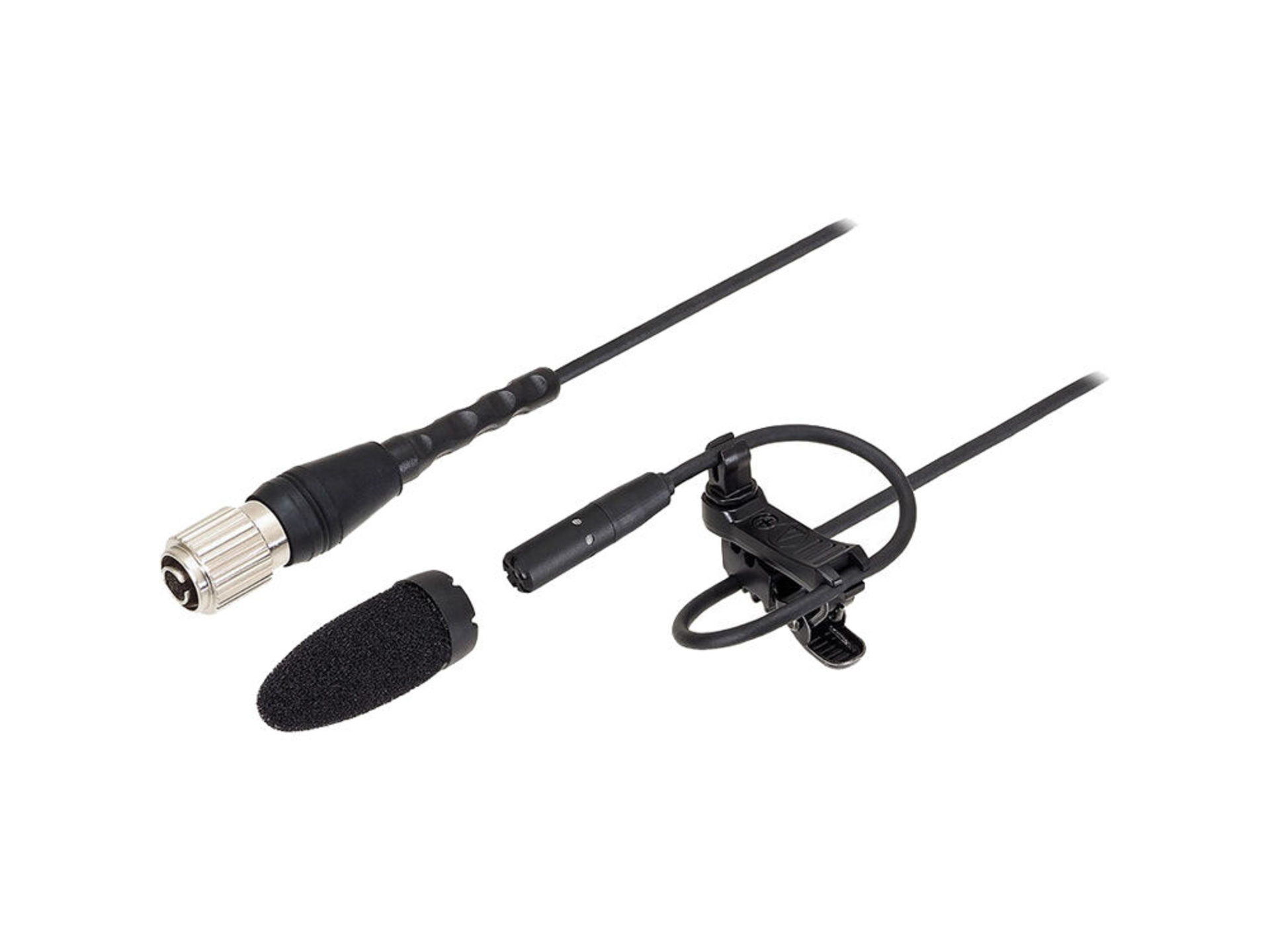 Audio-Technica BP898cH Subminiature Cardioid Lavalier Microphone (Black, cH-Style Connector)